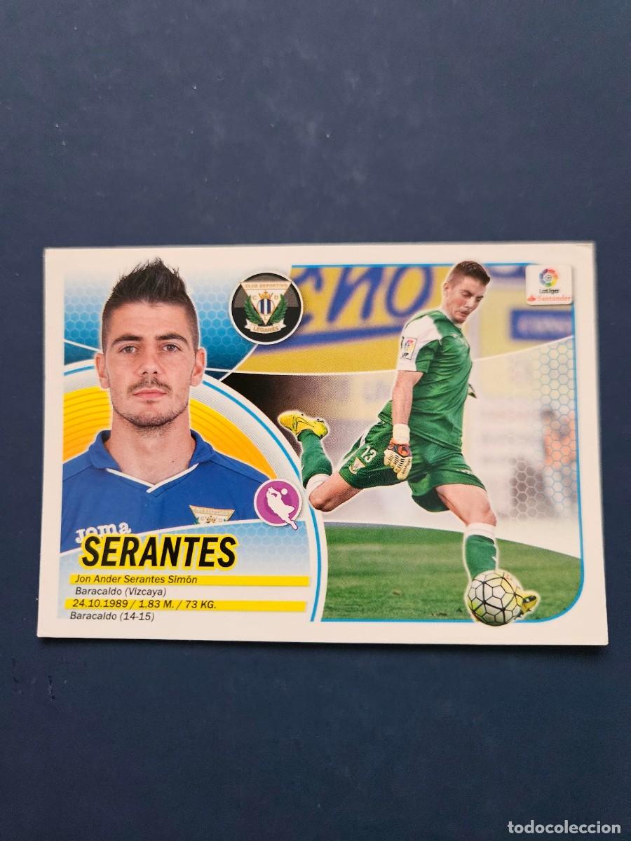 Cromos de f&uacute;tbol: N&ordm; 1 SERANTES LEGANES LOGO NUEVO LIGA ESTE 16 17 2016 2017 SIN PEGAR NUNCA PEGADO