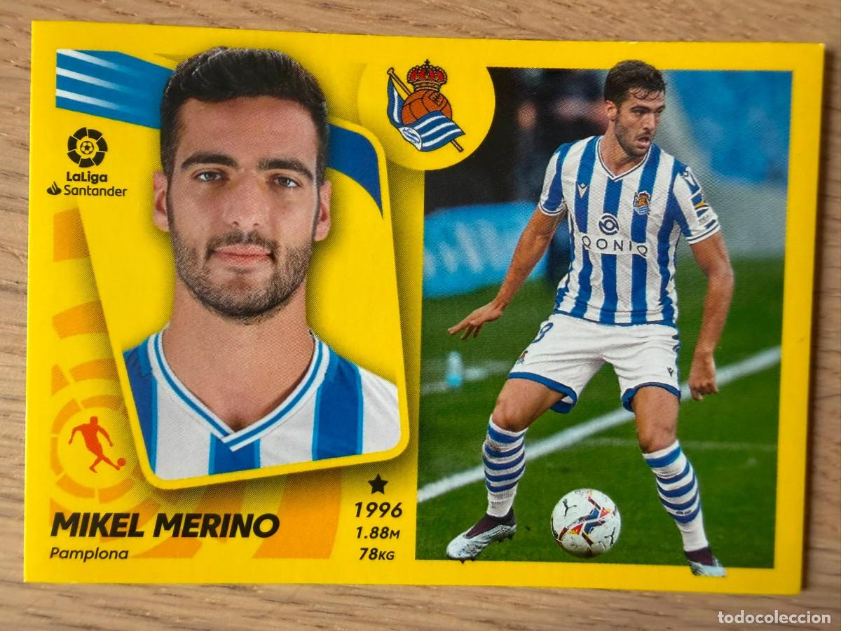 Cromos de f&uacute;tbol: 14 MIKEL MERINO REAL SOCIEDAD 21 22 2021 2022 LIGA SANTANDER COLECCIONES ESTE SIN PEGAR STICKER