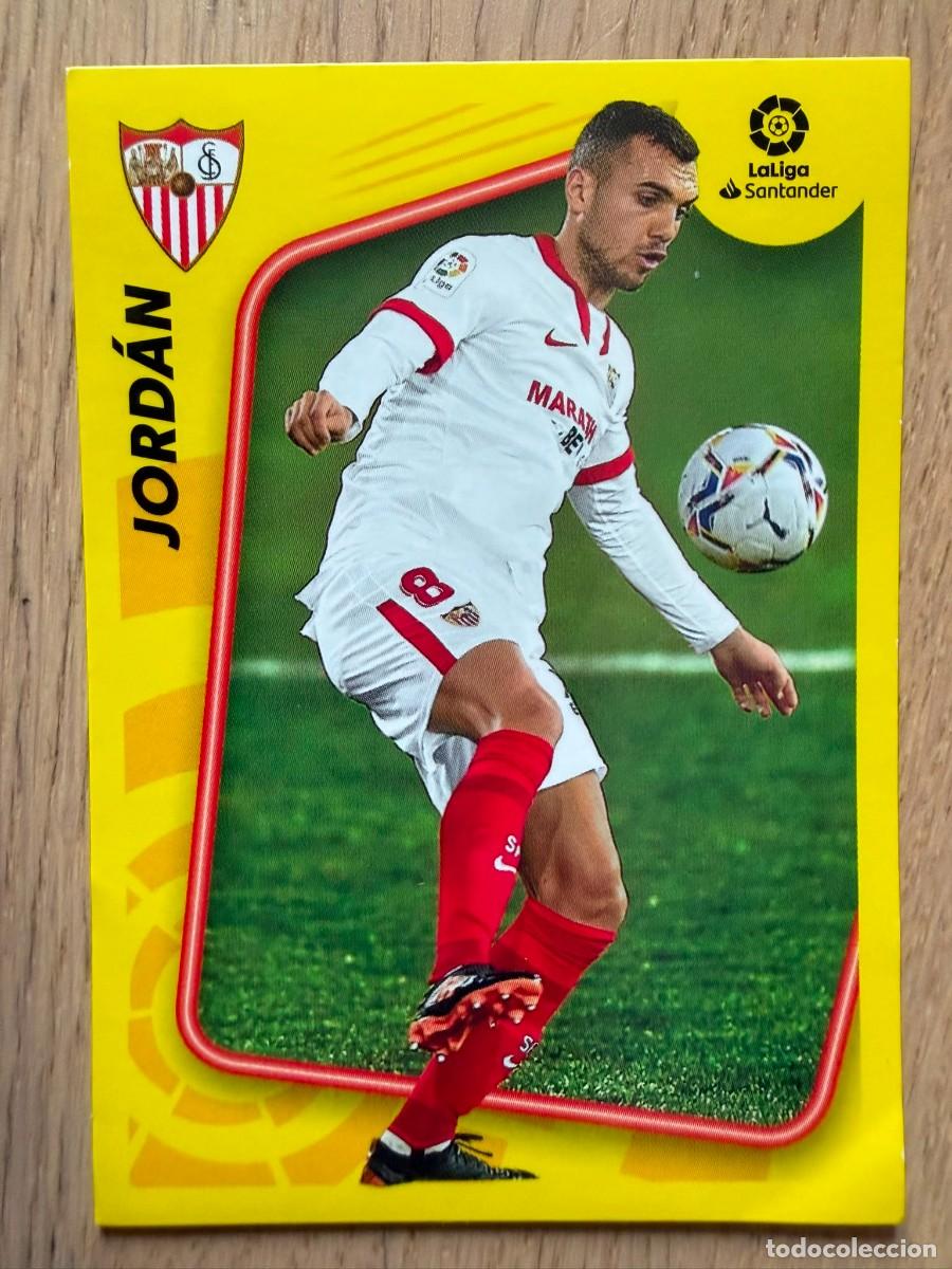 Cromos de f&uacute;tbol: 3 JORDAN SEVILLA 21 22 2021 2022 LIGA SANTANDER COLECCIONES ESTE SIN PEGAR STICKER