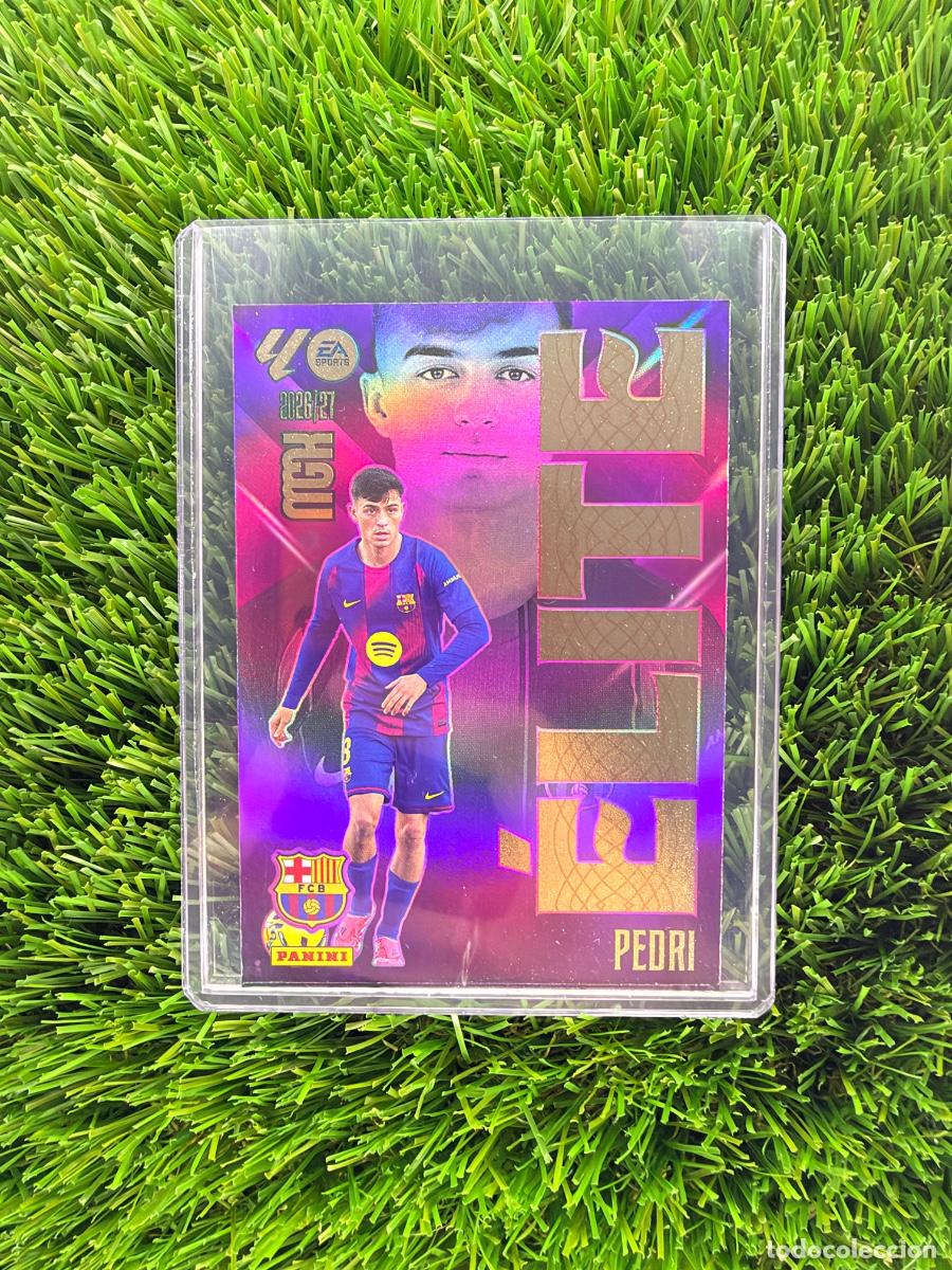 Cromos de f&uacute;tbol: N&ordm; 15 Pedri &Eacute;lite FC Barcelona Megacracks 26 27