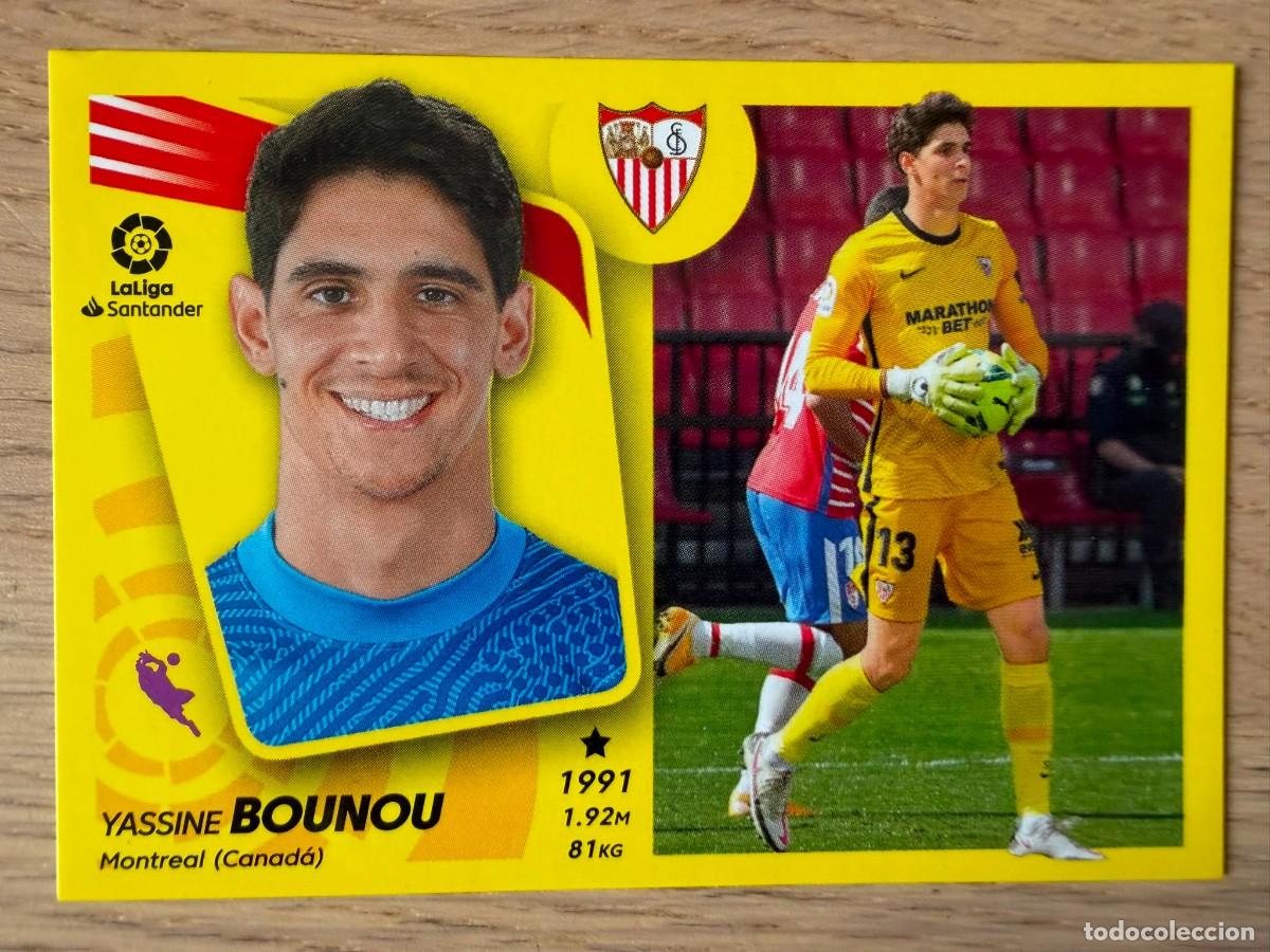 Cromos de f&uacute;tbol: 5 BOUNOU SEVILLA 21 22 2021 2022 LIGA SANTANDER COLECCIONES ESTE SIN PEGAR STICKER