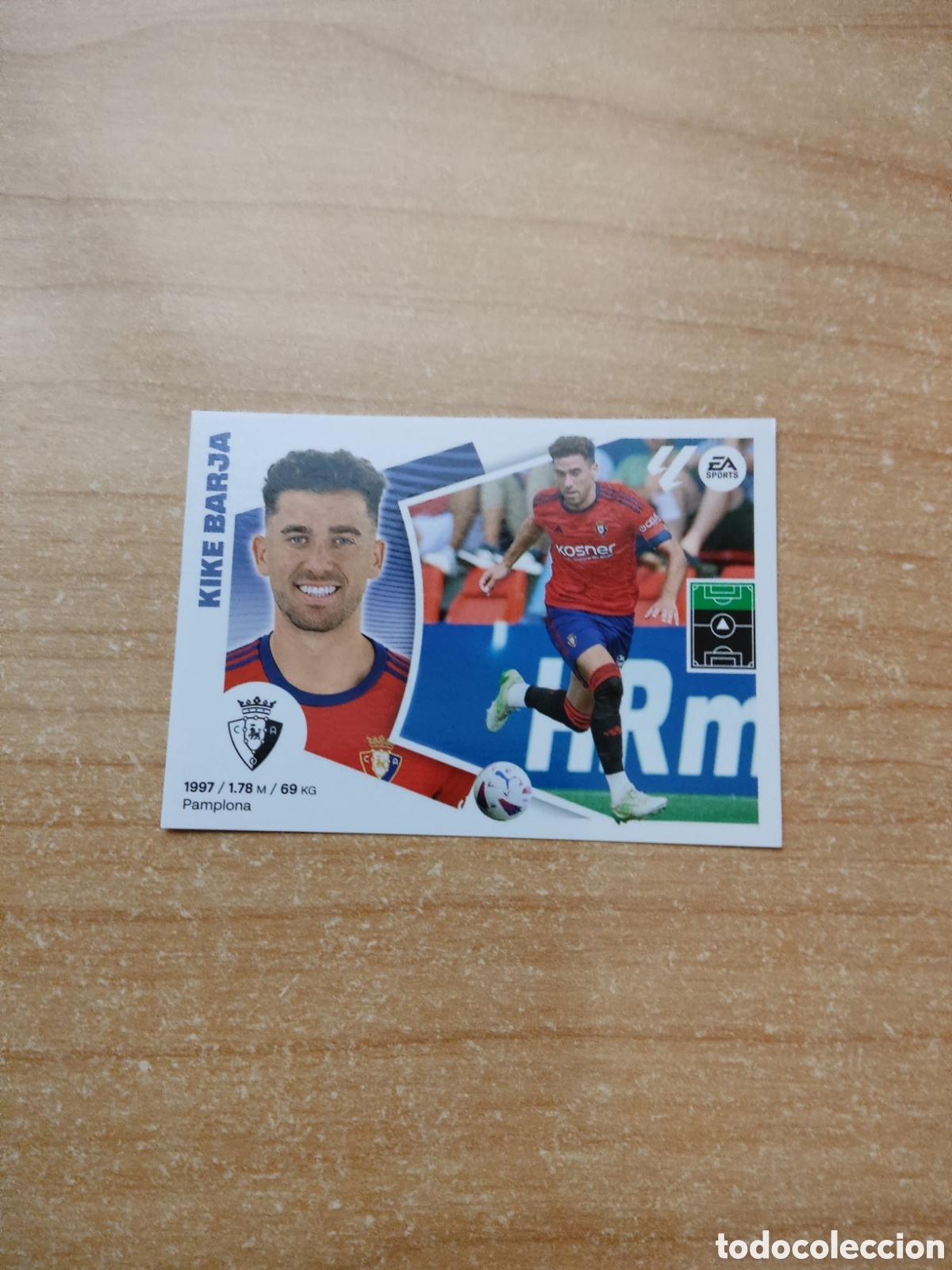 Cromos de f&uacute;tbol: 19 B KIKE BARJA OSASUNA LIGA ESTE 2024 2025