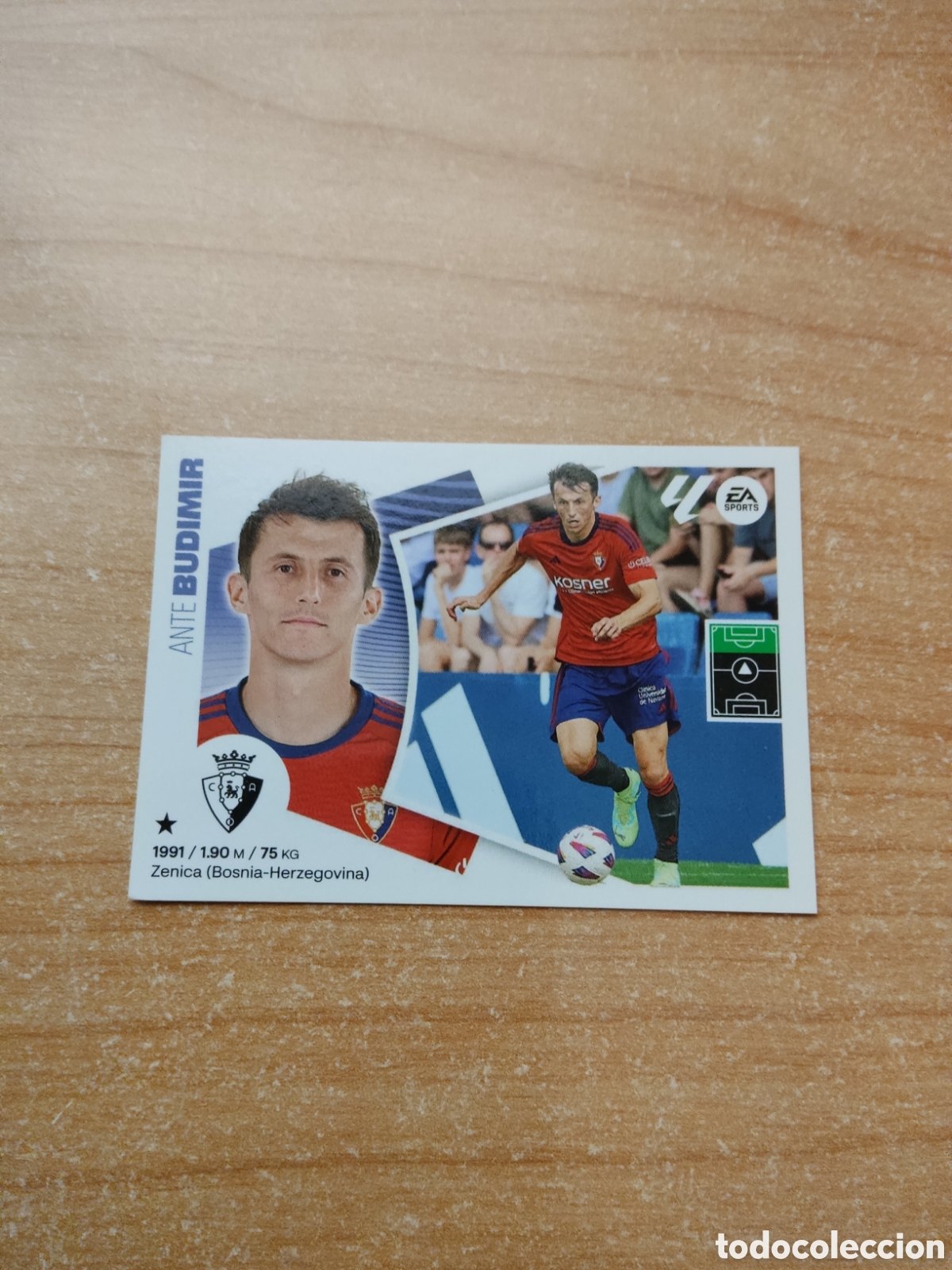 Cromos de f&uacute;tbol: 20 BUDIMIR OSASUNA LIGA ESTE 2024 2025