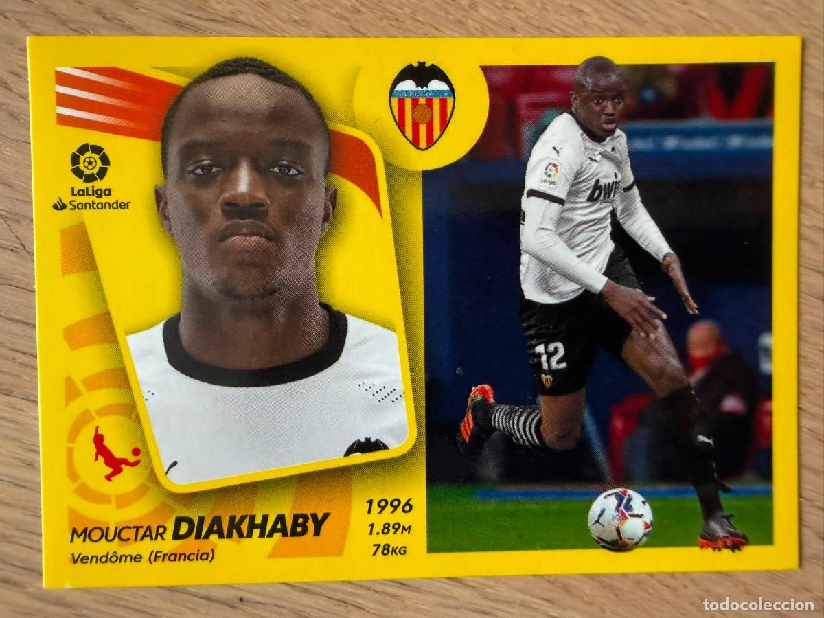 Cromos de f&uacute;tbol: 10 DIAKHABY VALENCIA 21 22 2021 2022 LIGA SANTANDER COLECCIONES ESTE SIN PEGAR STICKER