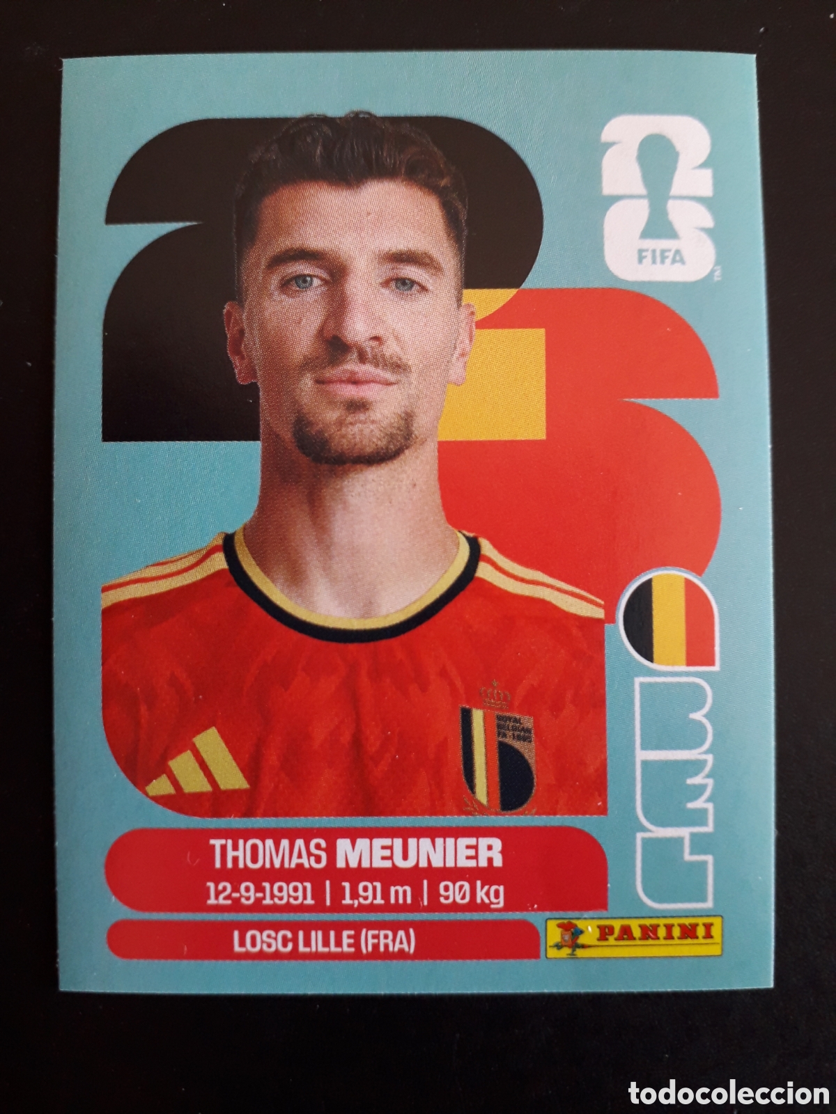 Cromos de f&uacute;tbol: MEUNIER B&Eacute;LGICA BEL 8 MUNDIAL F&Uacute;TBOL 2026 FIFA WORLD CUP PANINI SIN PEGAR PEDIDO M&Iacute;NIMO 3&euro;