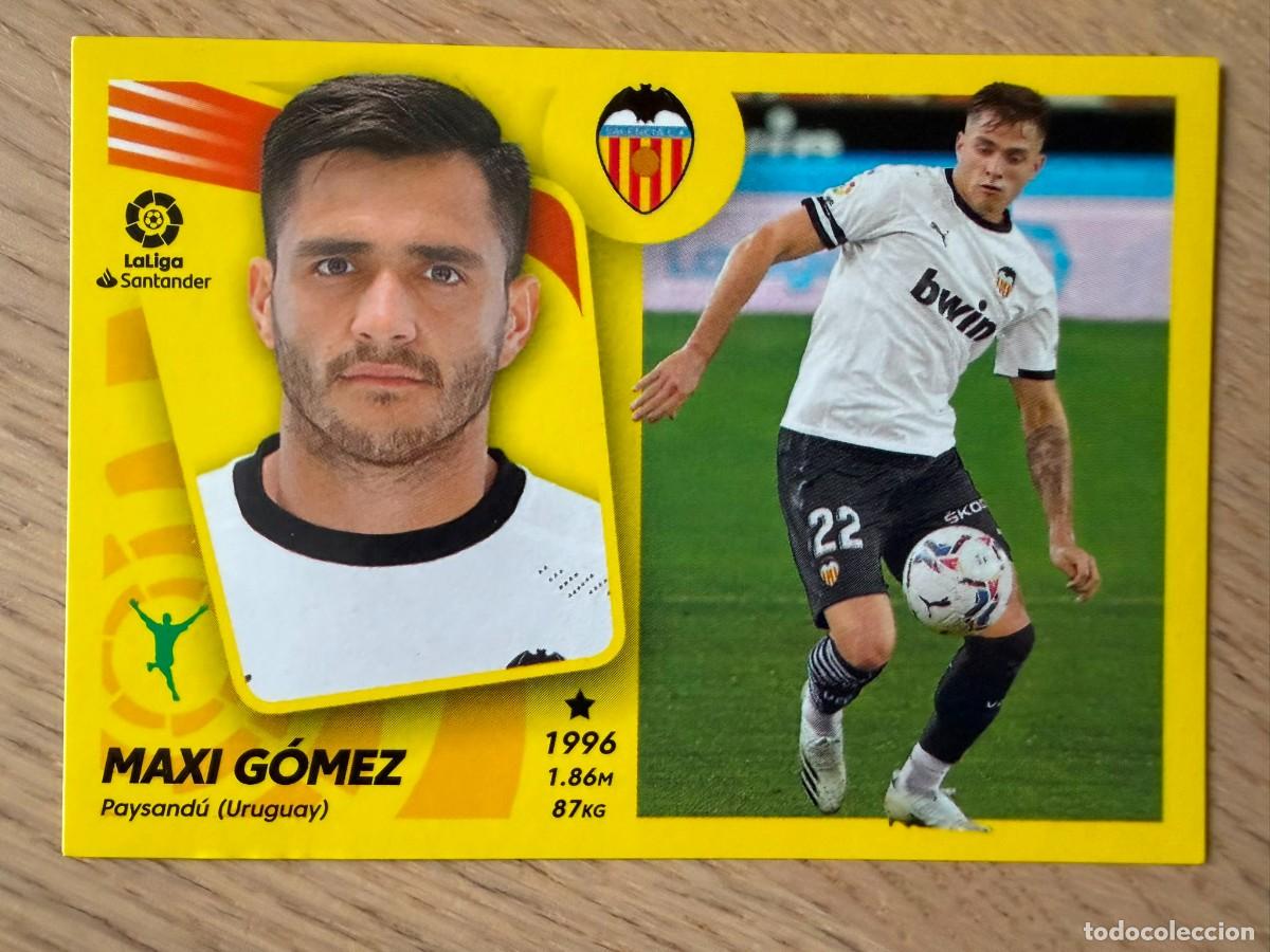 Cromos de f&uacute;tbol: 19 MAXI GOMEZ VALENCIA 21 22 2021 2022 LIGA SANTANDER COLECCIONES ESTE SIN PEGAR STICKER