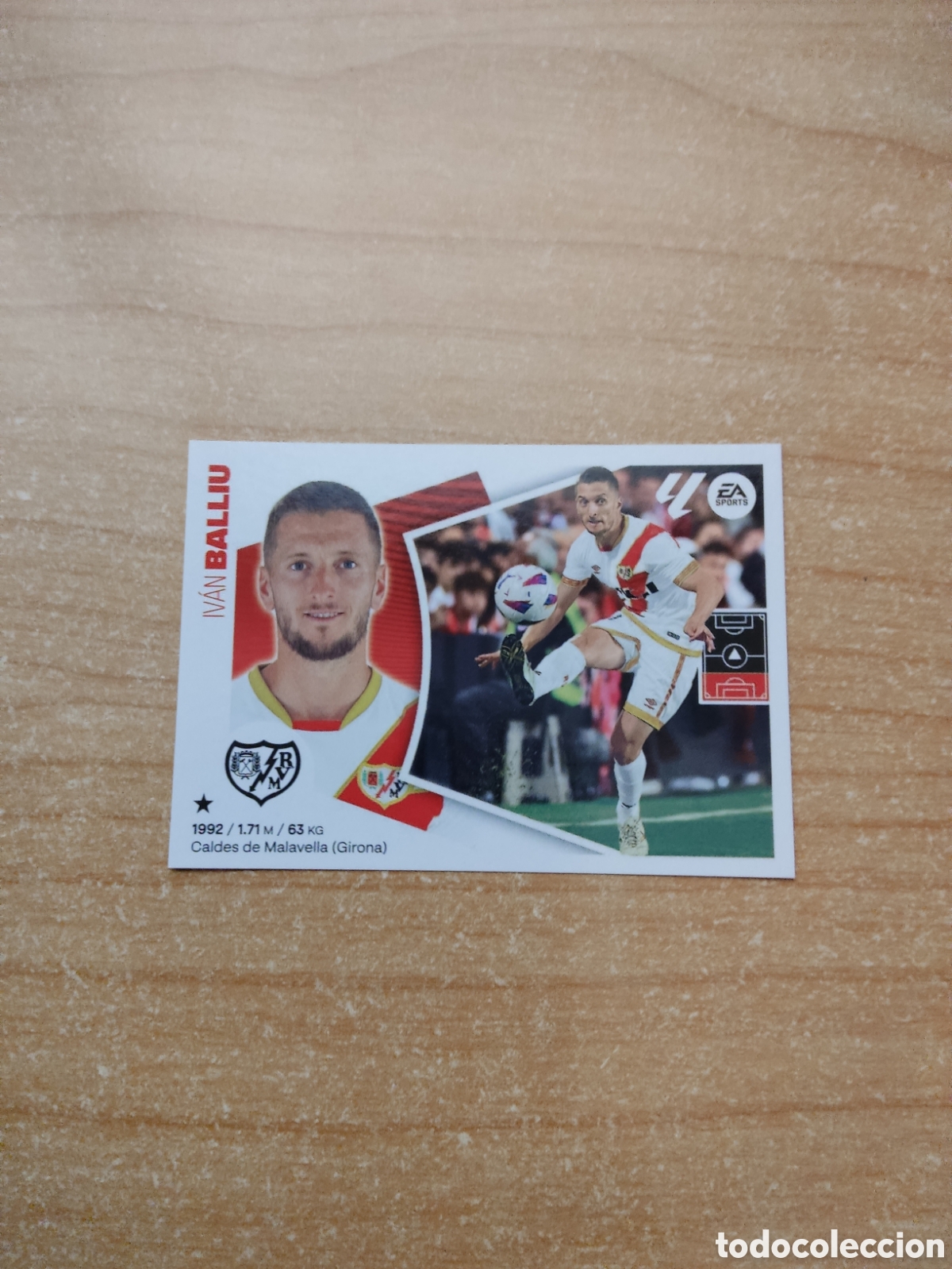 Cromos de f&uacute;tbol: 5 A BALLIU RAYO VALLECANO LIGA ESTE 2024 2025