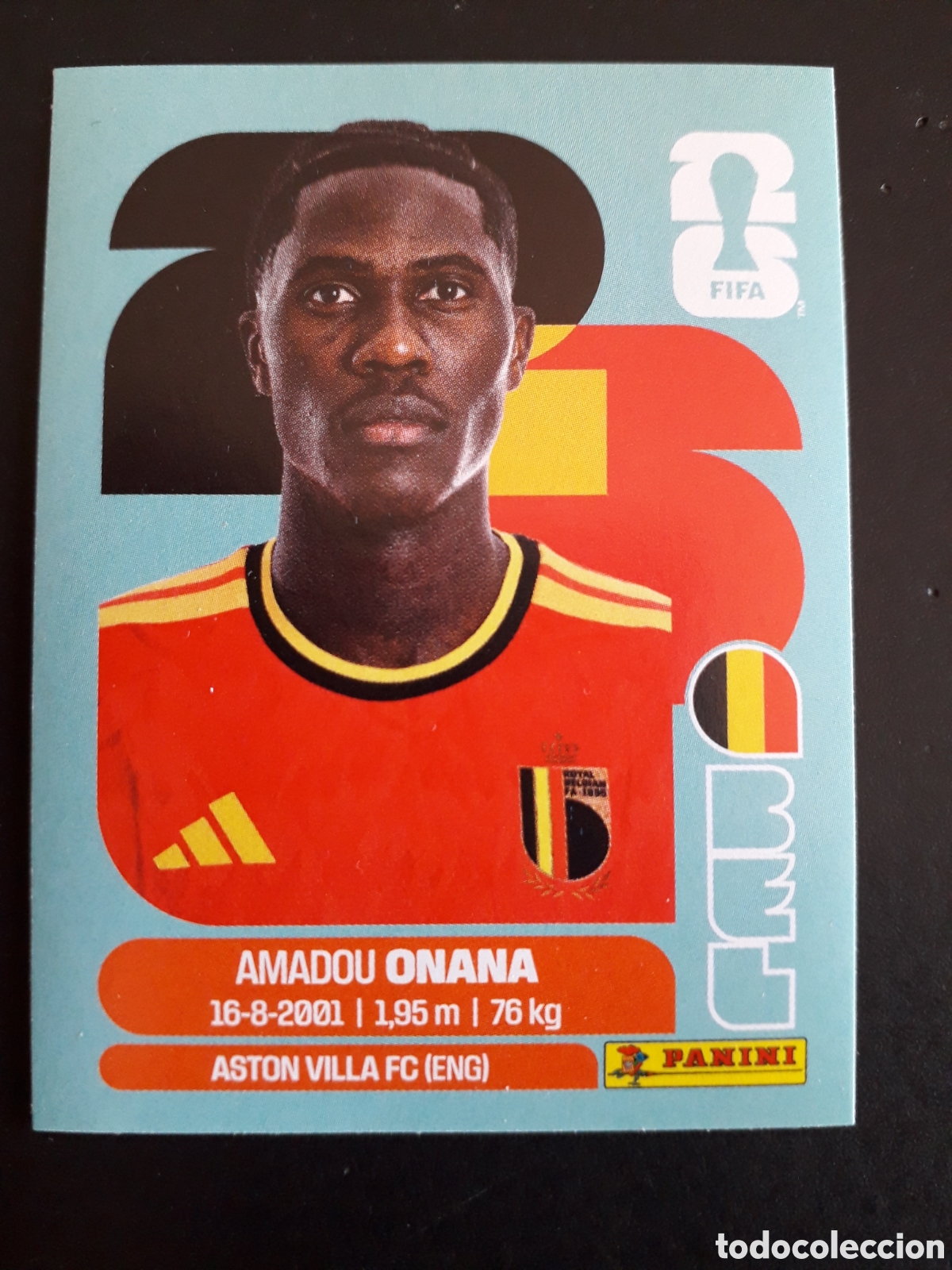 Cromos de f&uacute;tbol: ONANA B&Eacute;LGICA BEL 10 MUNDIAL F&Uacute;TBOL 2026 FIFA WORLD CUP PANINI SIN PEGAR PEDIDO M&Iacute;NIMO 3&euro;