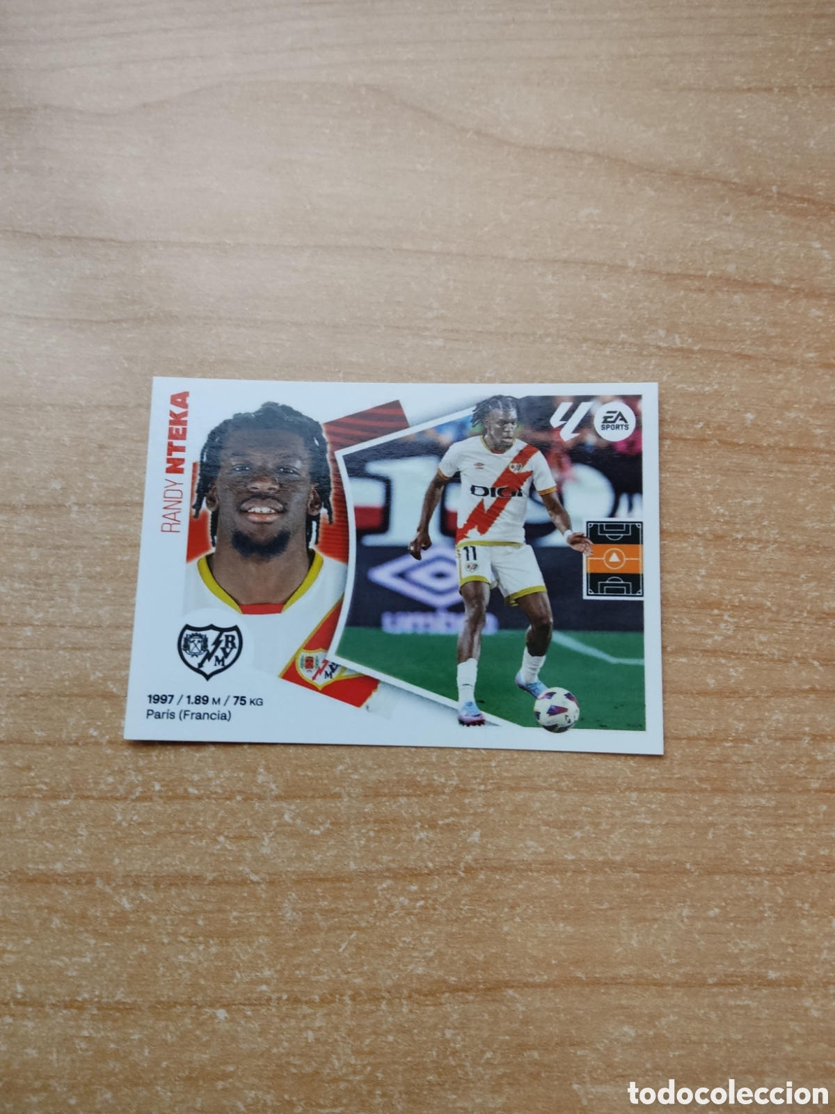 Fu&szlig;ball-Sticker: 14 NTEKA RAYO VALLECANO LIGA ESTE 2024 2025