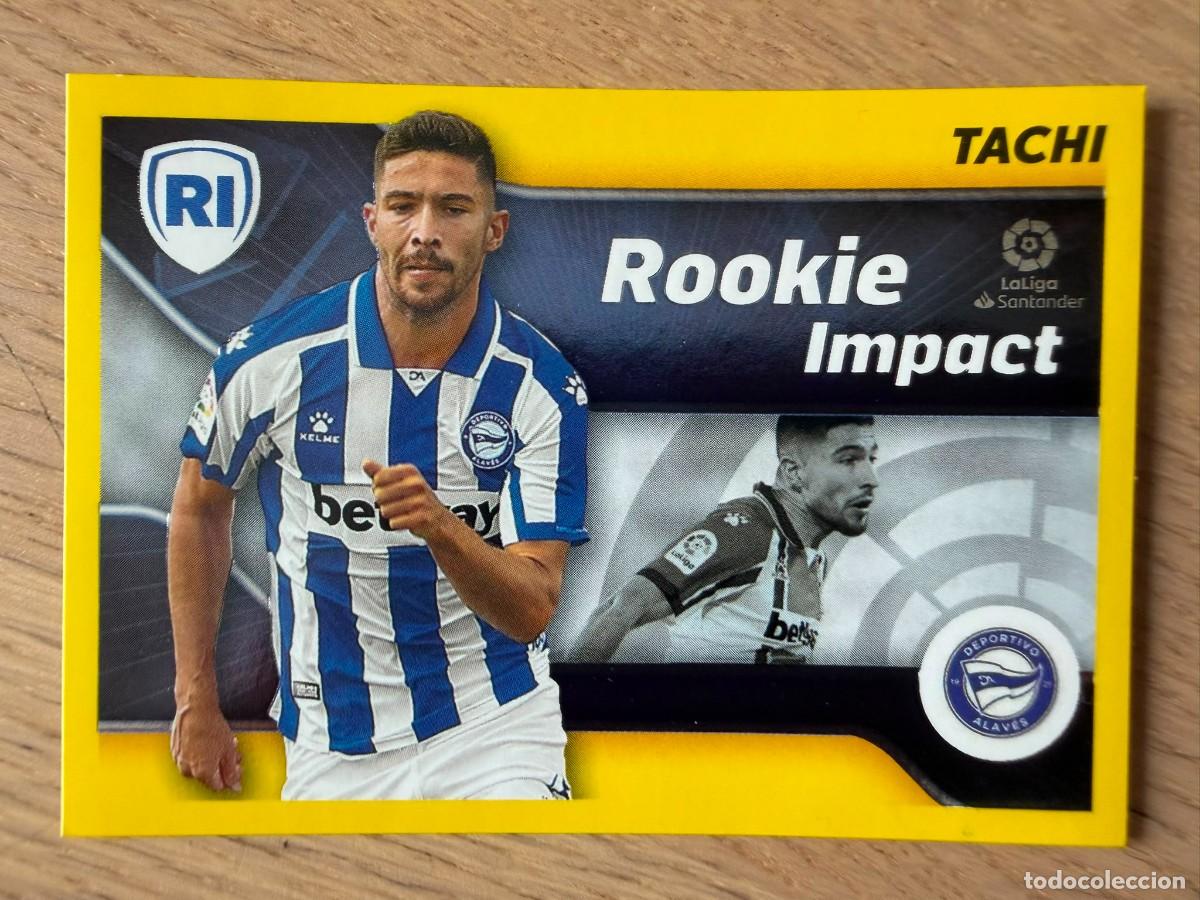 Fu&szlig;ball-Sticker: 4 TACHI ROOKIE IMPACT ALAVES 21 22 2021 2022 LIGA SANTANDER COLECCIONES ESTE SIN PEGAR STICKER