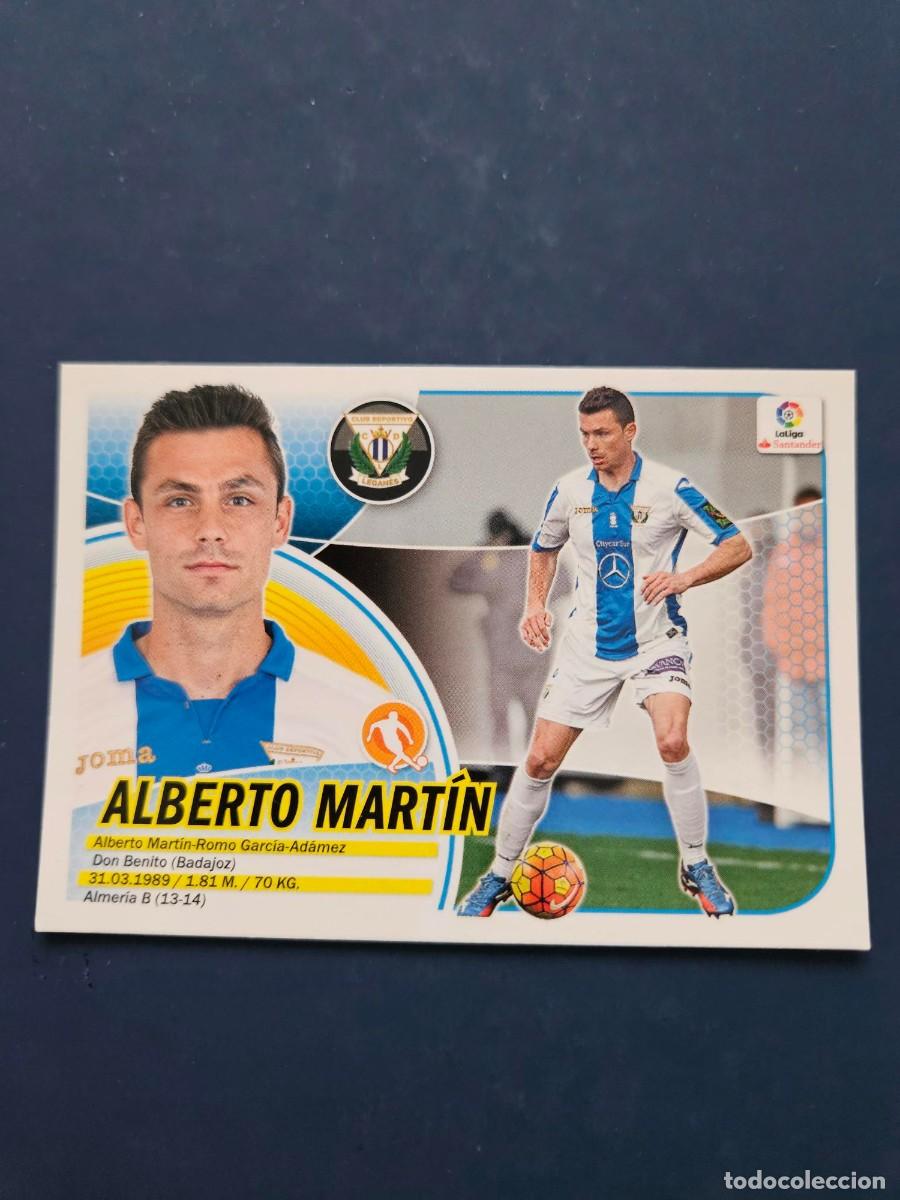 Cromos de Futebol: N&ordm; 8 ALBERTO MARTIN LEGANES LOGO NUEVO LIGA ESTE 16 17 2016 2017 SIN PEGAR NUNCA PEGADO