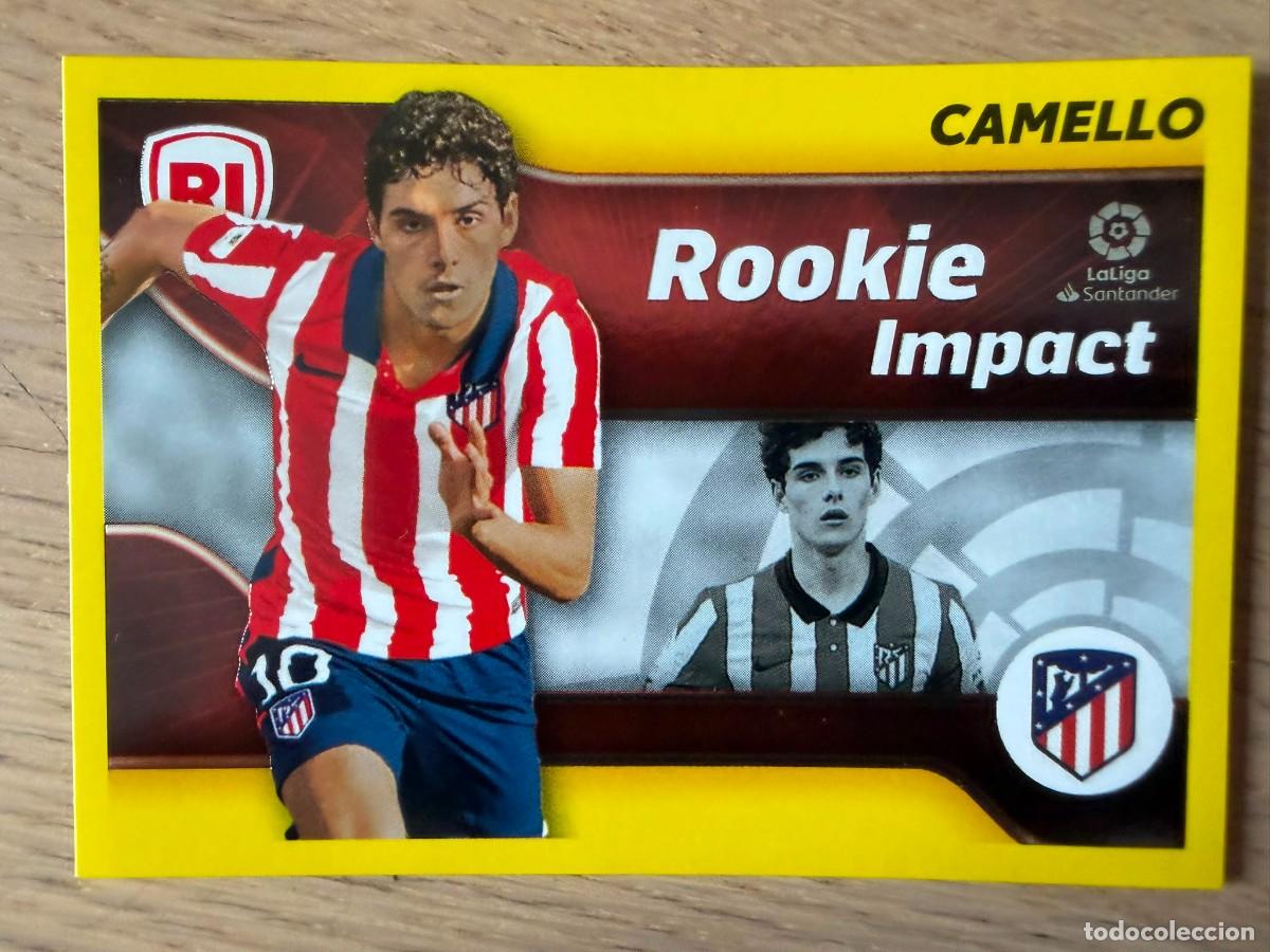 Football Stickers: 4 CAMELLO ROOKIE IMPACT ATLETICO MADRID 21 22 2021 2022 LIGA SANTANDER COLECCIONES ESTE SIN PEGAR