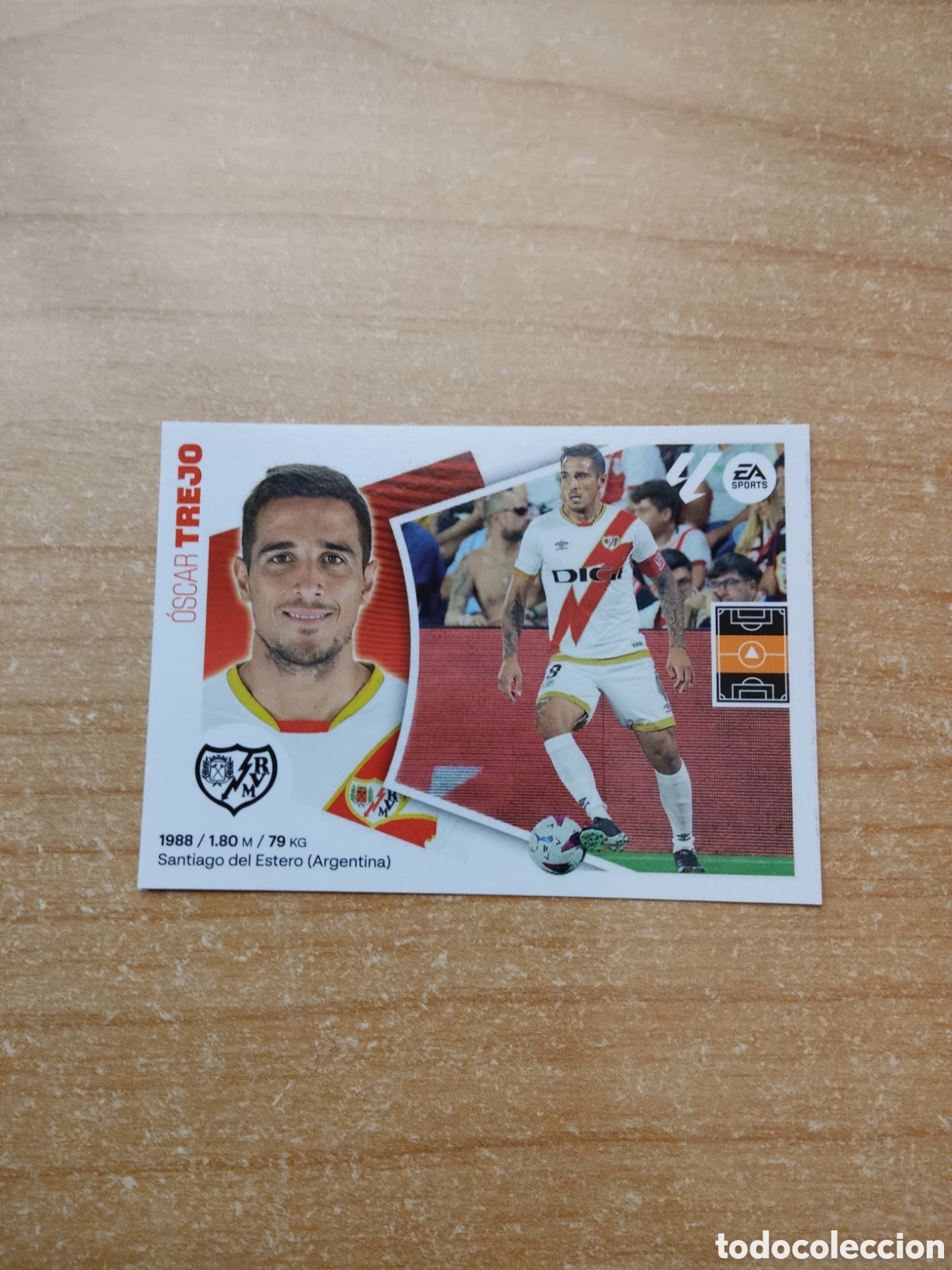 Football Stickers: 16 TREJO RAYO VALLECANO LIGA ESTE 2024 2025