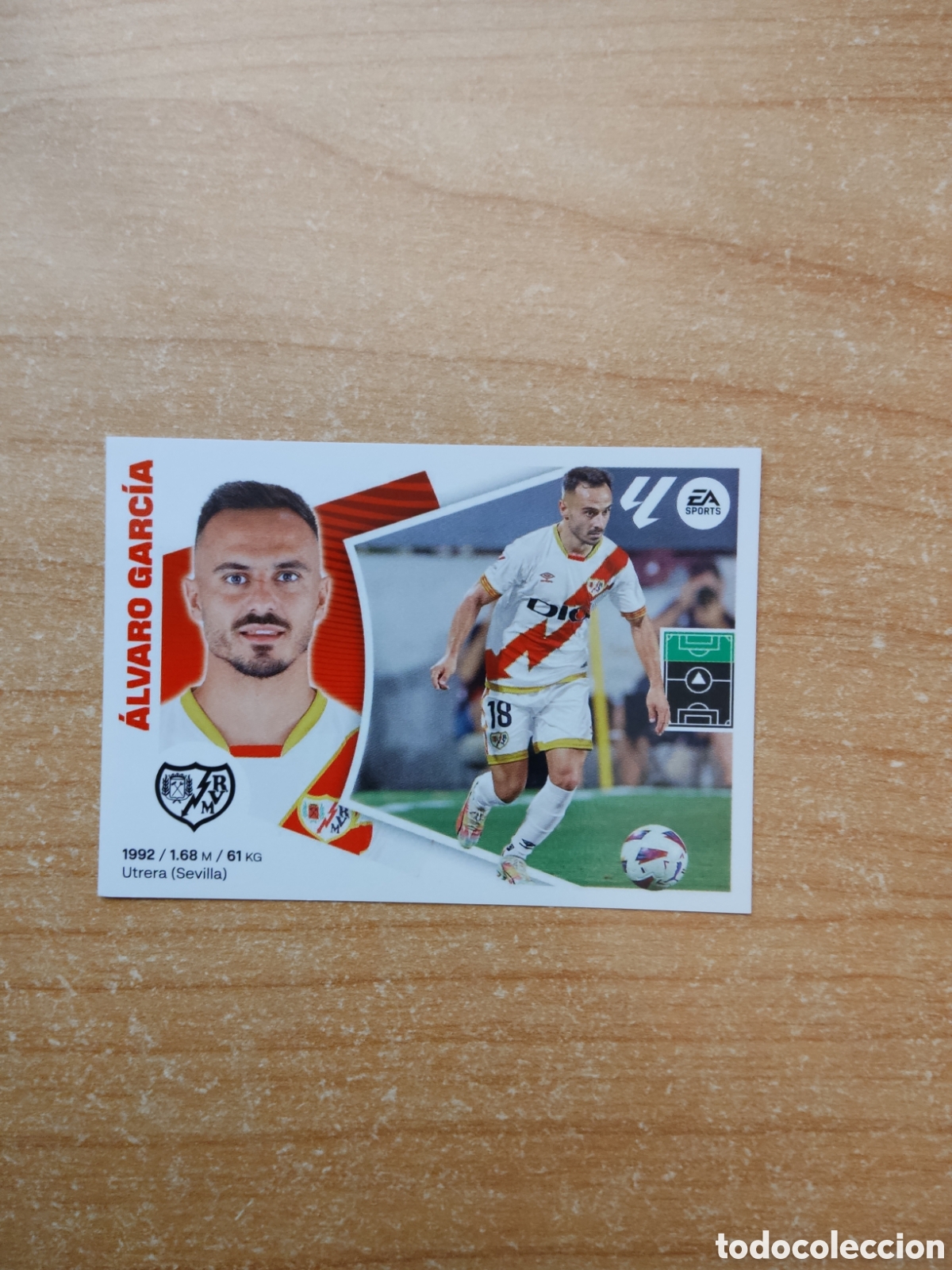 Football Stickers: 20 ALVARO GARCIA RAYO VALLECANO LIGA ESTE 2024 2025