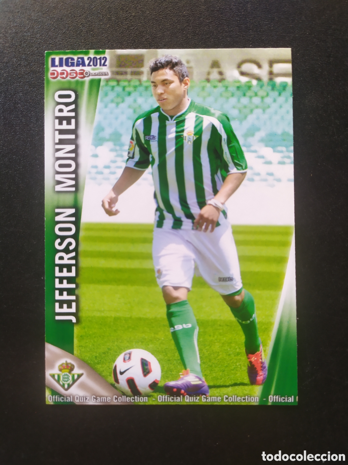 Figurine di Calcio: Mundicromo fichas Liga 2011 2012 11 12 Jefferson Montero n&deg; 477 Real Betis