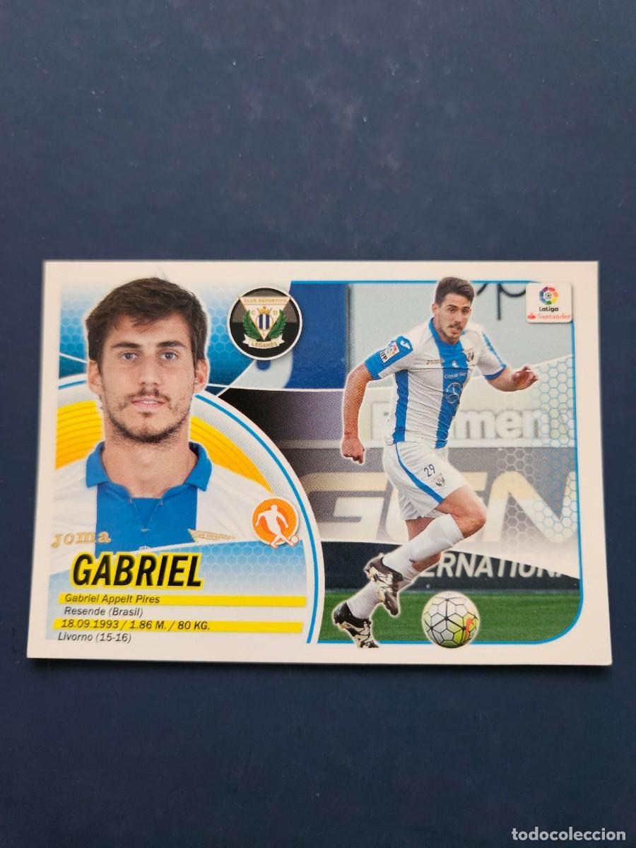 Football Stickers: N&ordm; 12 GABRIEL LEGANES LOGO NUEVO LIGA ESTE 16 17 2016 2017 SIN PEGAR NUNCA PEGADO