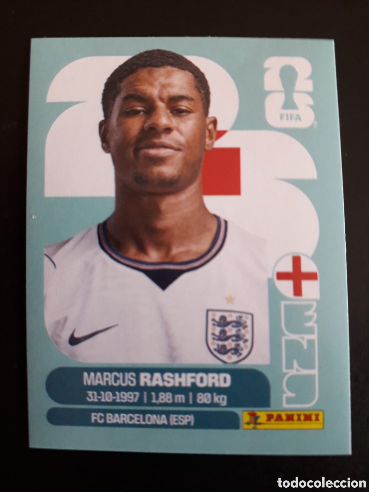 Figurine di Calcio: RASHFORD INGLATERRA ENG 19 MUNDIAL F&Uacute;TBOL 2026 FIFA WORLD CUP PANINI SIN PEGAR PEDIDO M&Iacute;NIMO 3&euro;.
