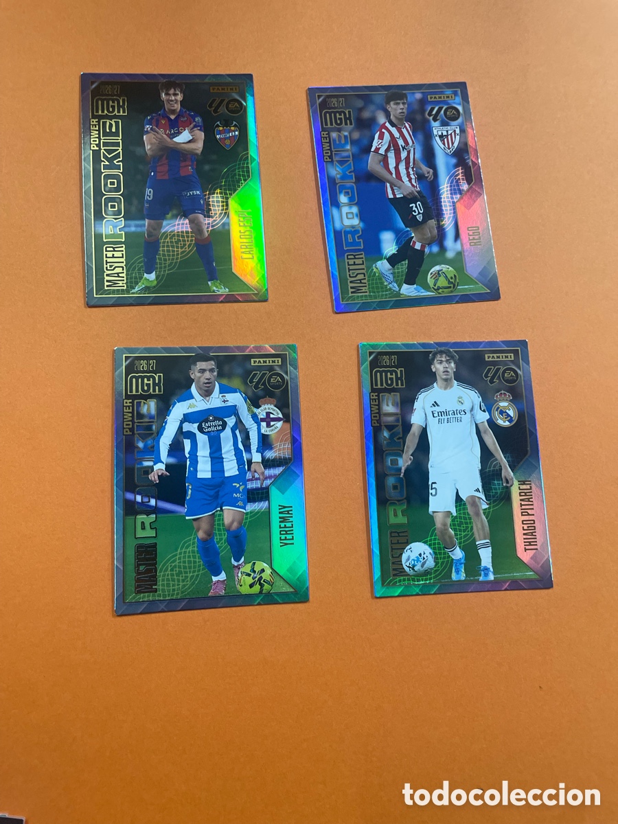 Figurine di Calcio: Megacracks 2026/27 Rookies Rego -Carlos Espi -Yeremay-Thiago Pitarch