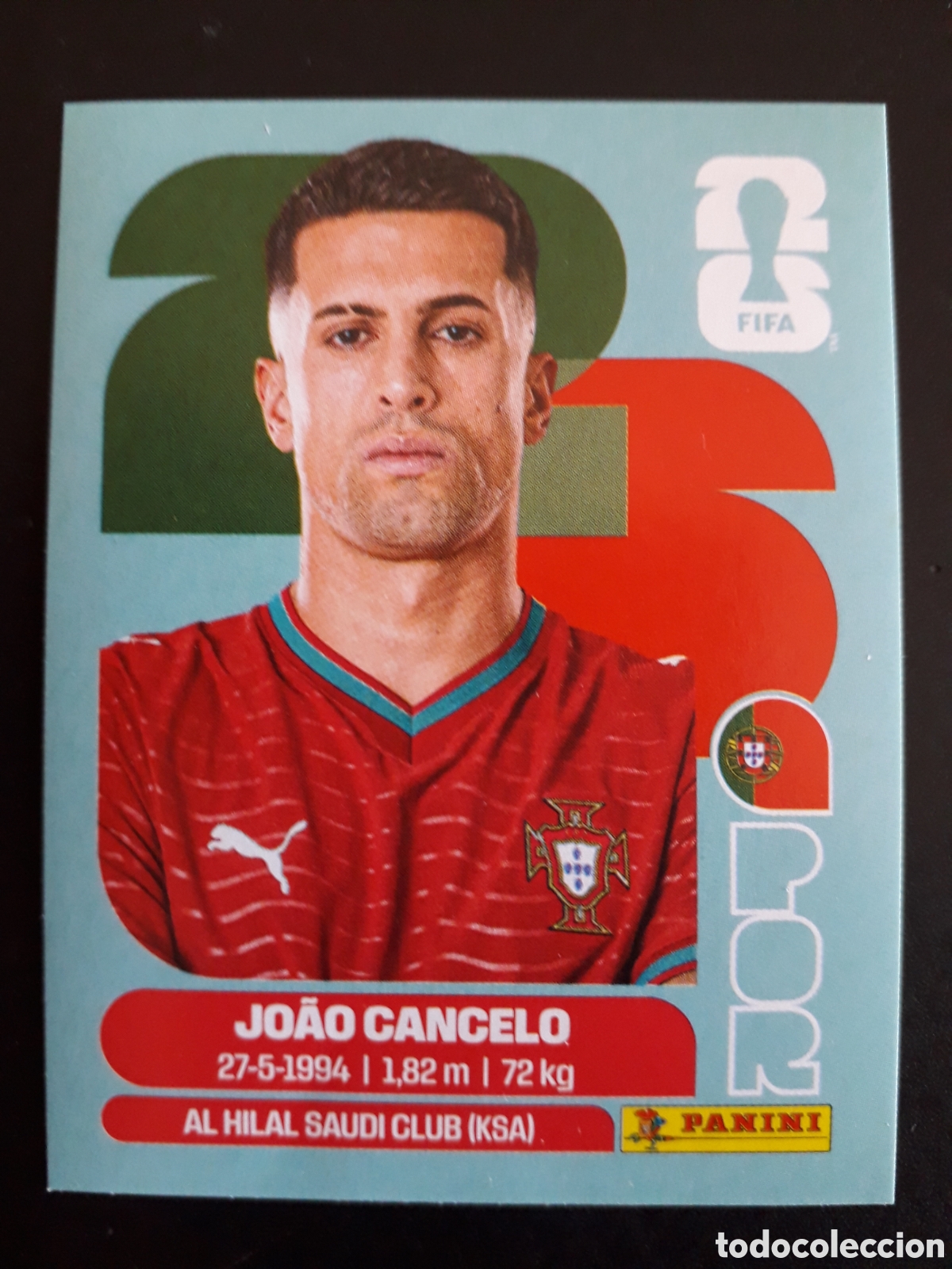 Cromos de f&uacute;tbol: JO&Atilde;O CANCELO PORTUGAL POR 5 MUNDIAL F&Uacute;TBOL 2026 FIFA WORLD CUP PANINI SIN PEGAR PEDIDO M&Iacute;NIMO 3&euro;.