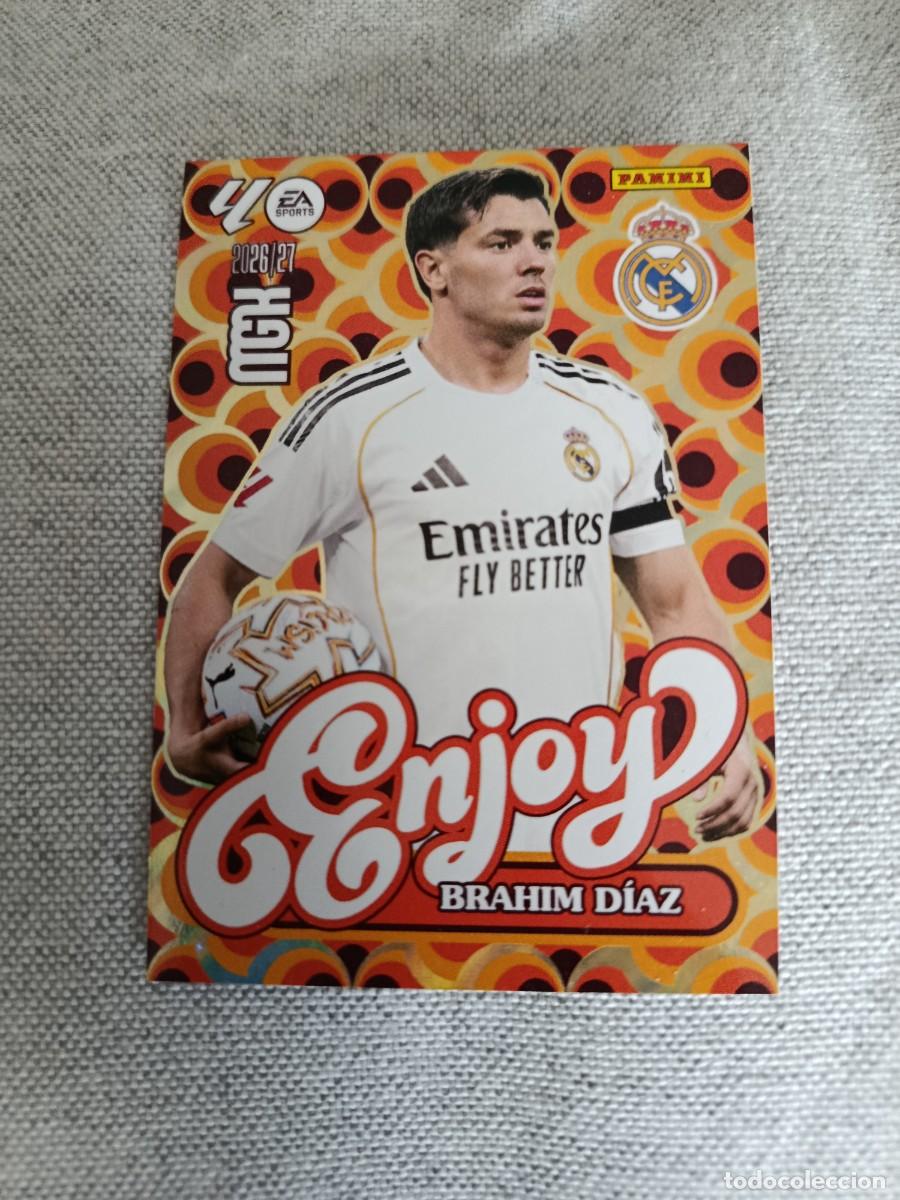 Cromos de f&uacute;tbol: Megacracks 26/27. 380- Brahim. Real Madrid. Enjoy.
