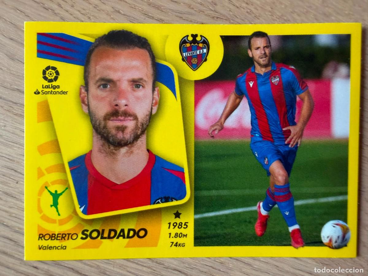Cromos de Futebol: SOLDADO FICHAJE 9 LEVANTE 21 22 2021 2022 LIGA SANTANDER COLECCIONES ESTE SIN PEGAR STICKER
