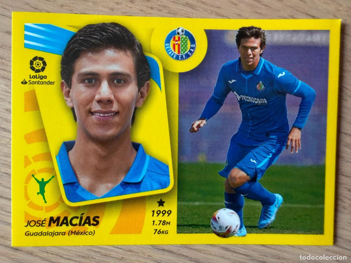 Cromos de f&uacute;tbol: MACIAS FICHAJE 19 GETAFE 21 22 2021 2022 LIGA SANTANDER COLECCIONES ESTE SIN PEGAR STICKER