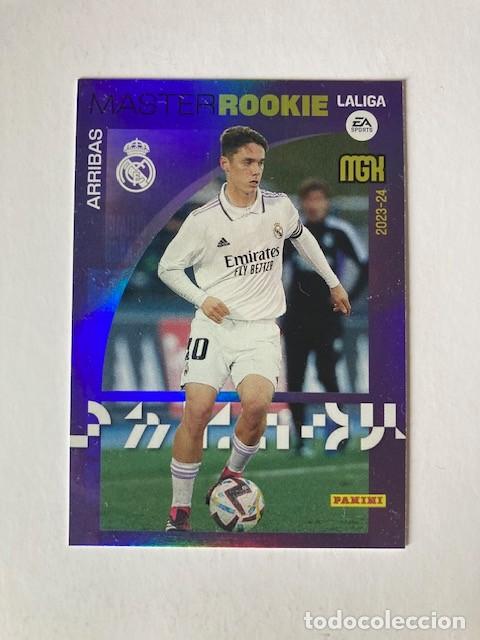 Cromos de f&uacute;tbol: ARRIBAS REAL MADRID MASTER ROOKIE MEGACRACKS 2023 24