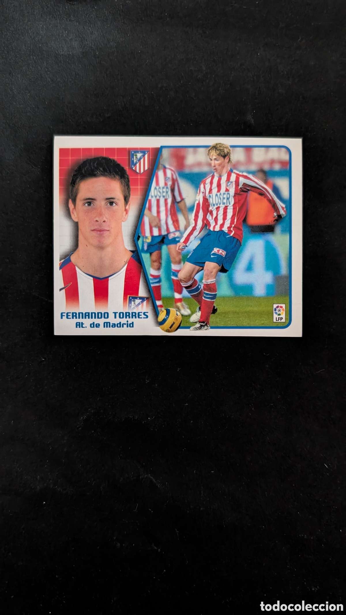 Cromos de Futebol: FERNANDO TORRES ATLETICO MADRID LIGA ESTE 2005/06 05 06 NUNCA PEGADO SIN PEGAR
