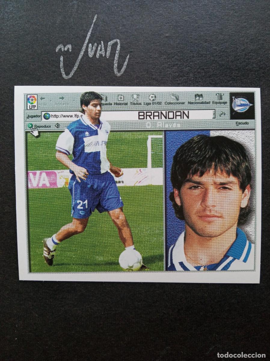 Cromos de f&uacute;tbol: COLOCA BRANDAN DEPORTIVO ALAVES ARGENTINA ⚽ COLECCIONES ESTE &reg; 2001 2002 LIGA 01 02 SIN PEGAR NUEVO