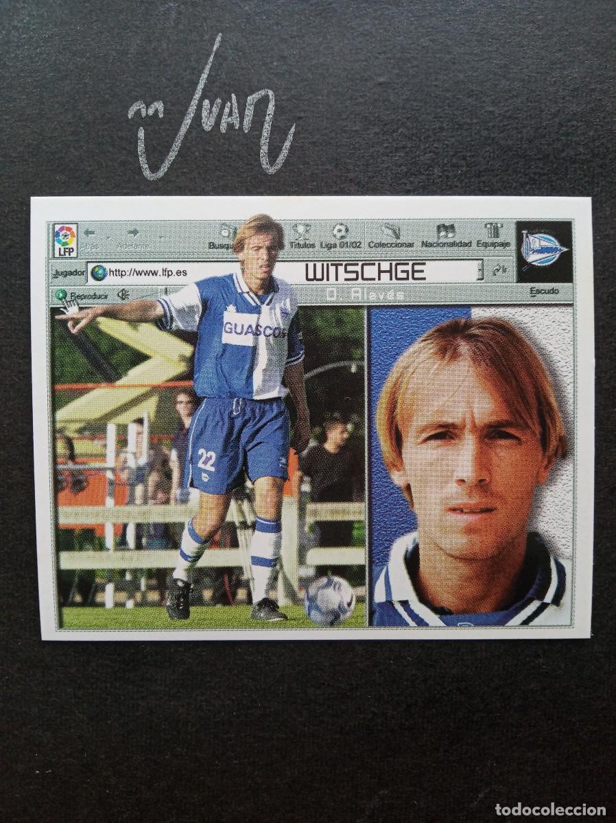 Cromos de f&uacute;tbol: COLOCA WITSCHGE DEPORTIVO ALAVES HOLANDA ⚽ COLECCIONES ESTE &reg; 2001 2002 LIGA 01 02 SIN PEGAR NUEVO