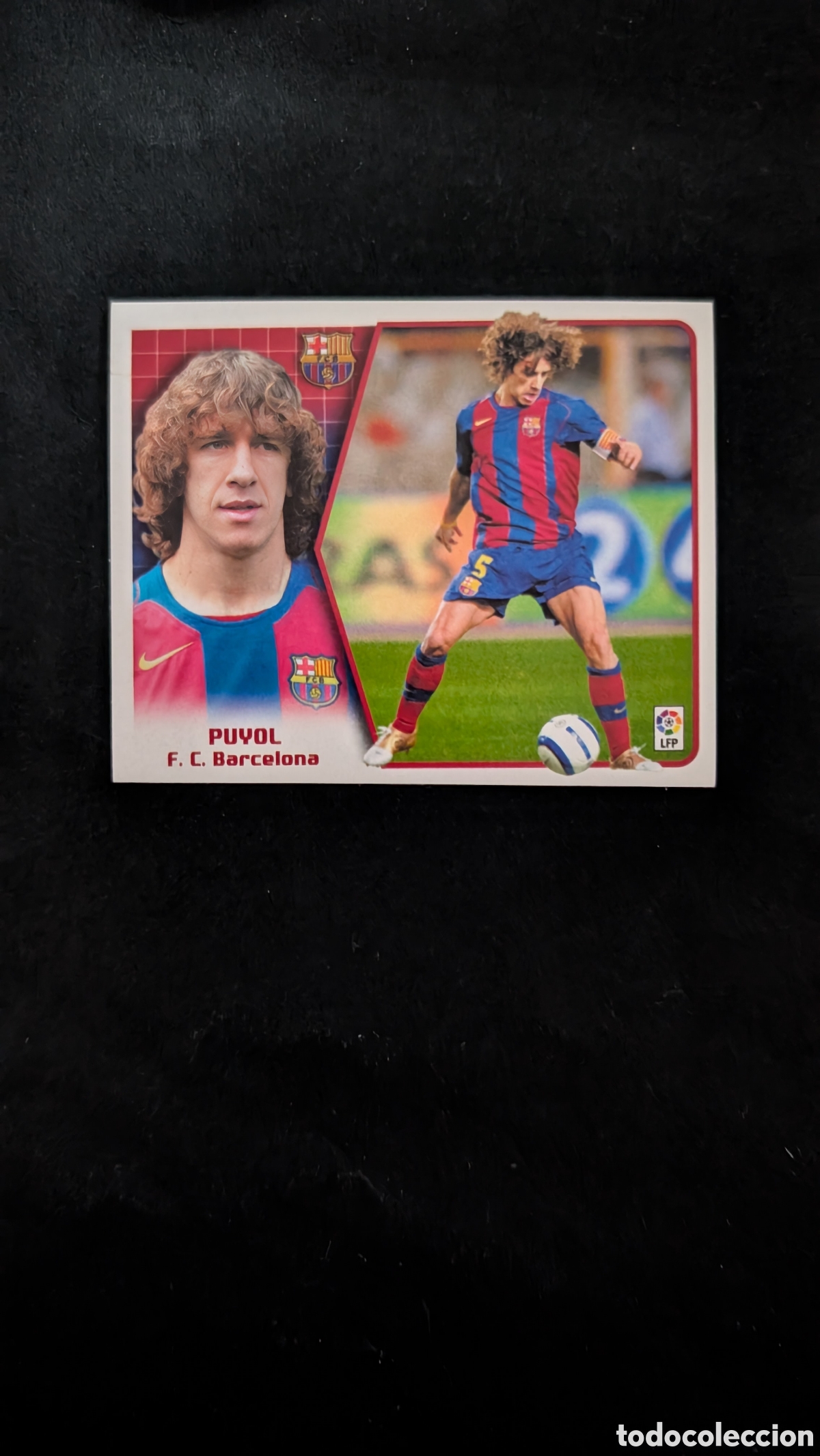 Fu&szlig;ball-Sticker: PUYOL BARCELONA LIGA ESTE 2005/06 05 06 NUNCA PEGADO SIN PEGAR
