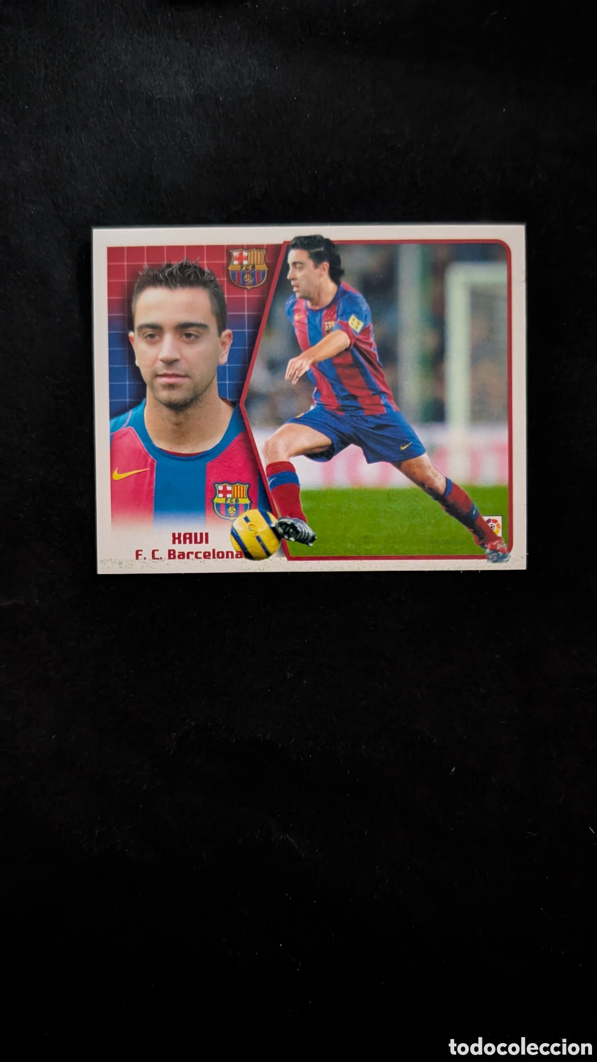 Fu&szlig;ball-Sticker: XAVI BARCELONA LIGA ESTE 2005/06 05 06 NUNCA PEGADO SIN PEGAR