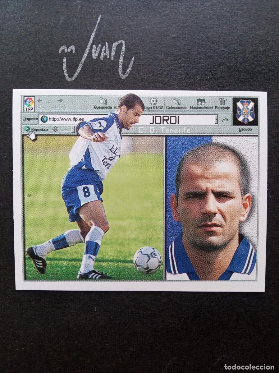 Cromos de f&uacute;tbol: COLOCA JORDI CD TENERIFE ⚽ COLECCIONES ESTE &reg; 2001 2002 LIGA 01 02 SIN PEGAR NUNCA PEGADO NUEVO