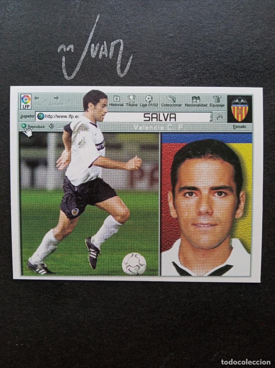 Cromos de f&uacute;tbol: COLOCA SALVA VALENCIA ESPA&Ntilde;A ⚽ COLECCIONES ESTE &reg; 2001 2002 LIGA 01 02 SIN PEGAR NUNCA PEGADO NUEVO