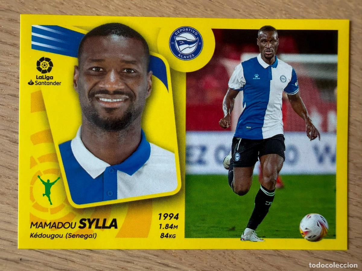 Cromos de f&uacute;tbol: SYLLA FICHAJE 17 BIS ALAVES 21 22 2021 2022 LIGA SANTANDER COLECCIONES ESTE SIN PEGAR STICKER
