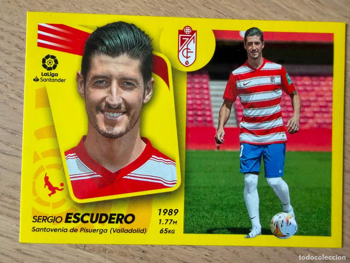 Cromos de f&uacute;tbol: ESCUDERO FICHAJE 32 BIS GRANADA 21 22 2021 2022 LIGA SANTANDER COLECCIONES ESTE SIN PEGAR STICKER
