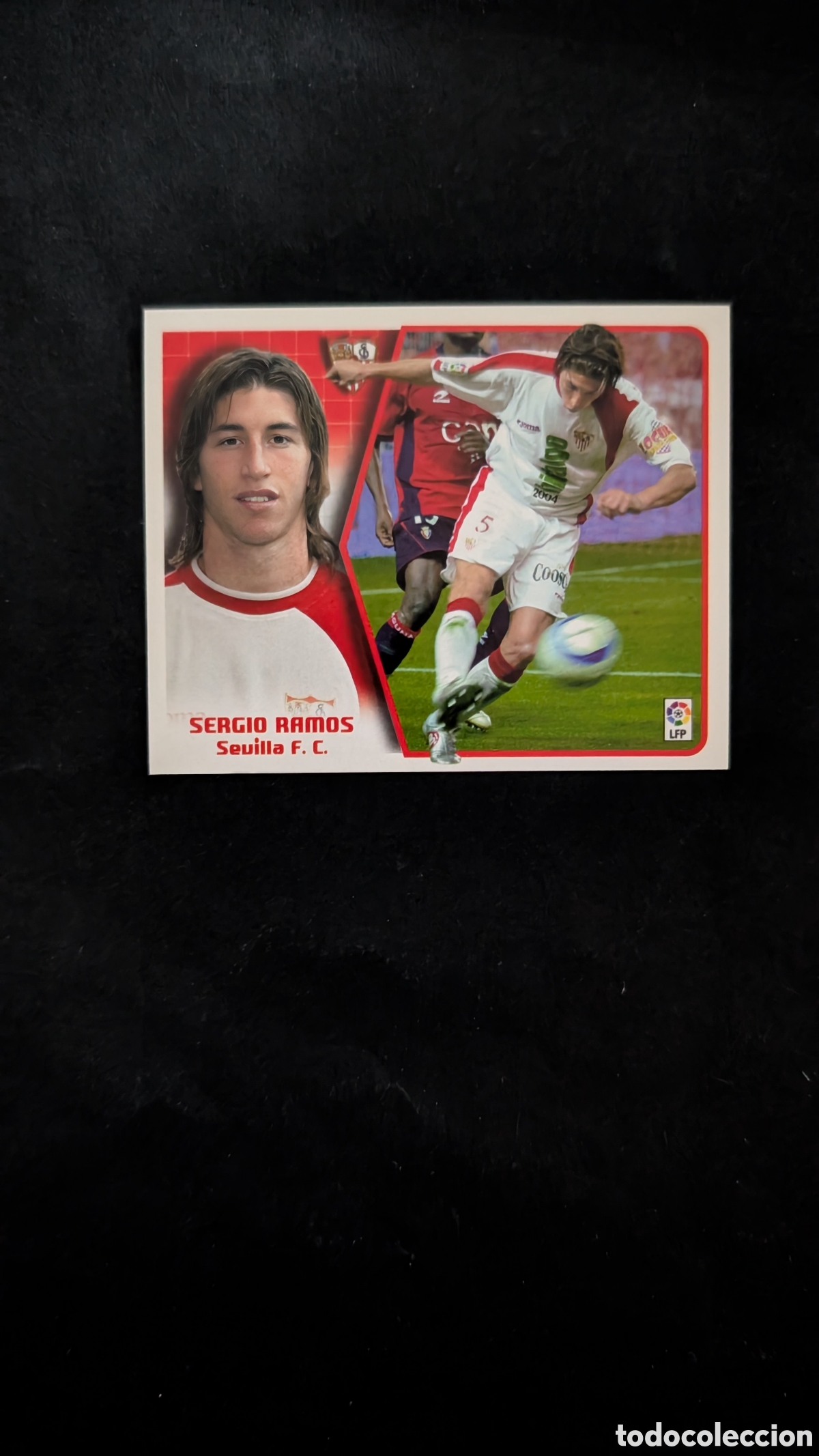 Football Stickers: SERGIO RAMOS SEVILLA BAJA LIGA ESTE 2005/06 05 06 NUNCA PEGADO SIN PEGAR