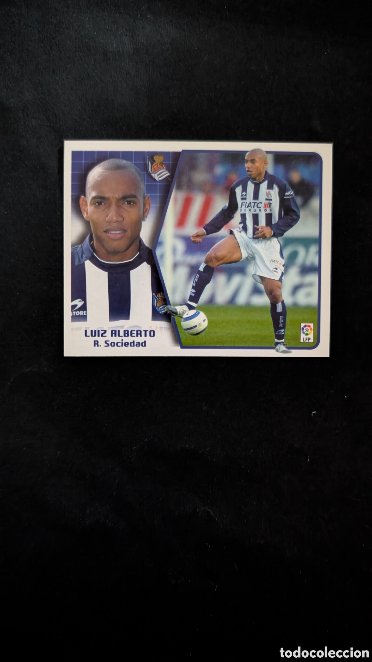 Football Stickers: LUIZ ALBERTO REAL SOCIEDAD BAJA LIGA ESTE 2005/06 05 06 NUNCA PEGADO SIN PEGAR