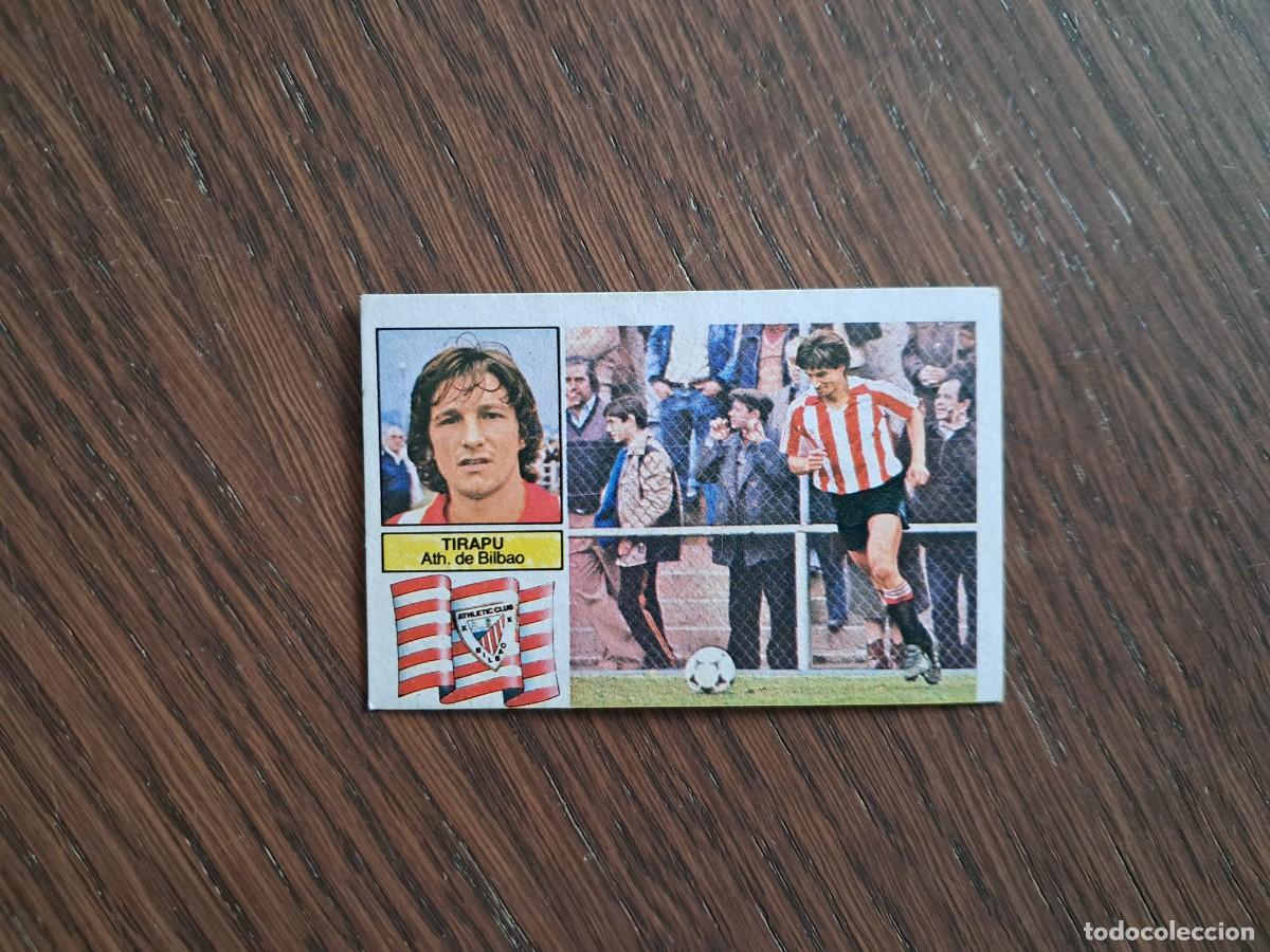 Football Stickers: cromo de futbol, edic. Este, liga 82-83, Tirapu, Ath. Bilbao. sin pegar.