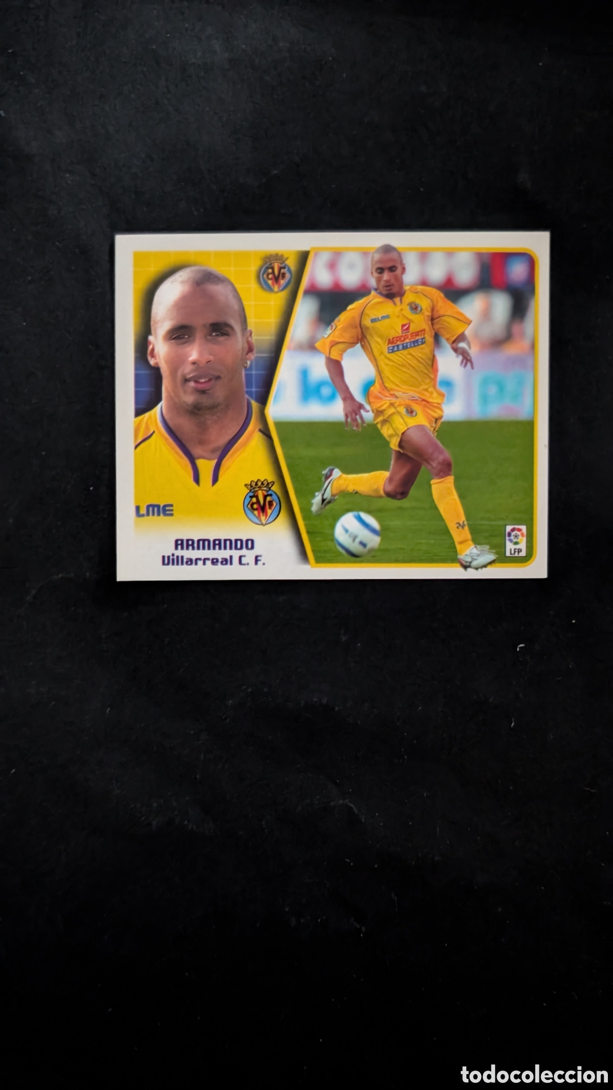 Fu&szlig;ball-Sticker: ARMANDO VILLARREAL BAJA LIGA ESTE 2005/06 05 06 NUNCA PEGADO SIN PEGAR