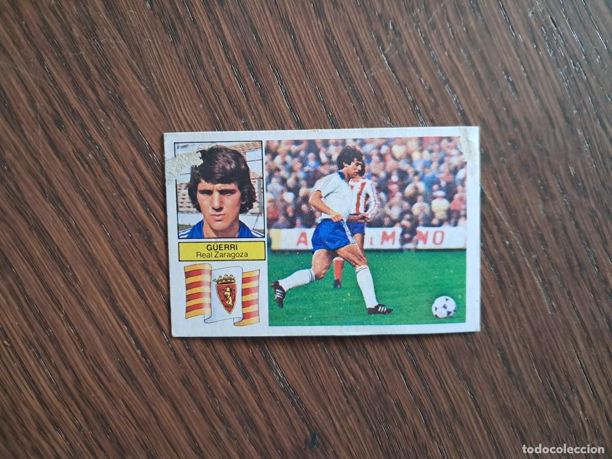 Figurine di Calcio: cromo de futbol, edic. Este, liga 82-83, G&uuml;erri, Real Zaragoza. sin pegar.