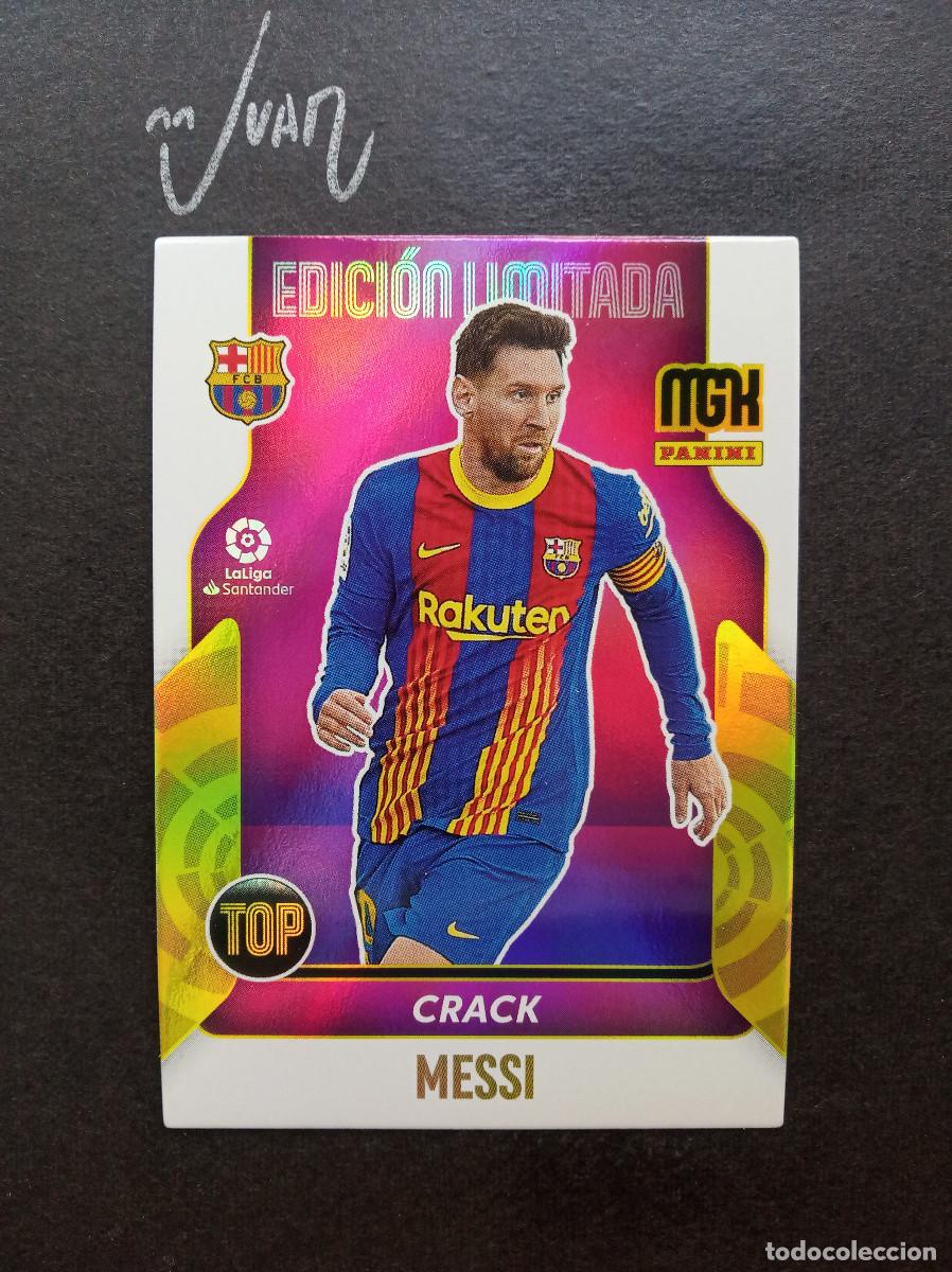 Figurine di Calcio: EDICION LIMITADA MESSI BARCELONA ARGENTINA⚽ PANINI &reg; MEGACRACKS 2021 2022 LIGA 21 22 MGK MEGA CRACKS