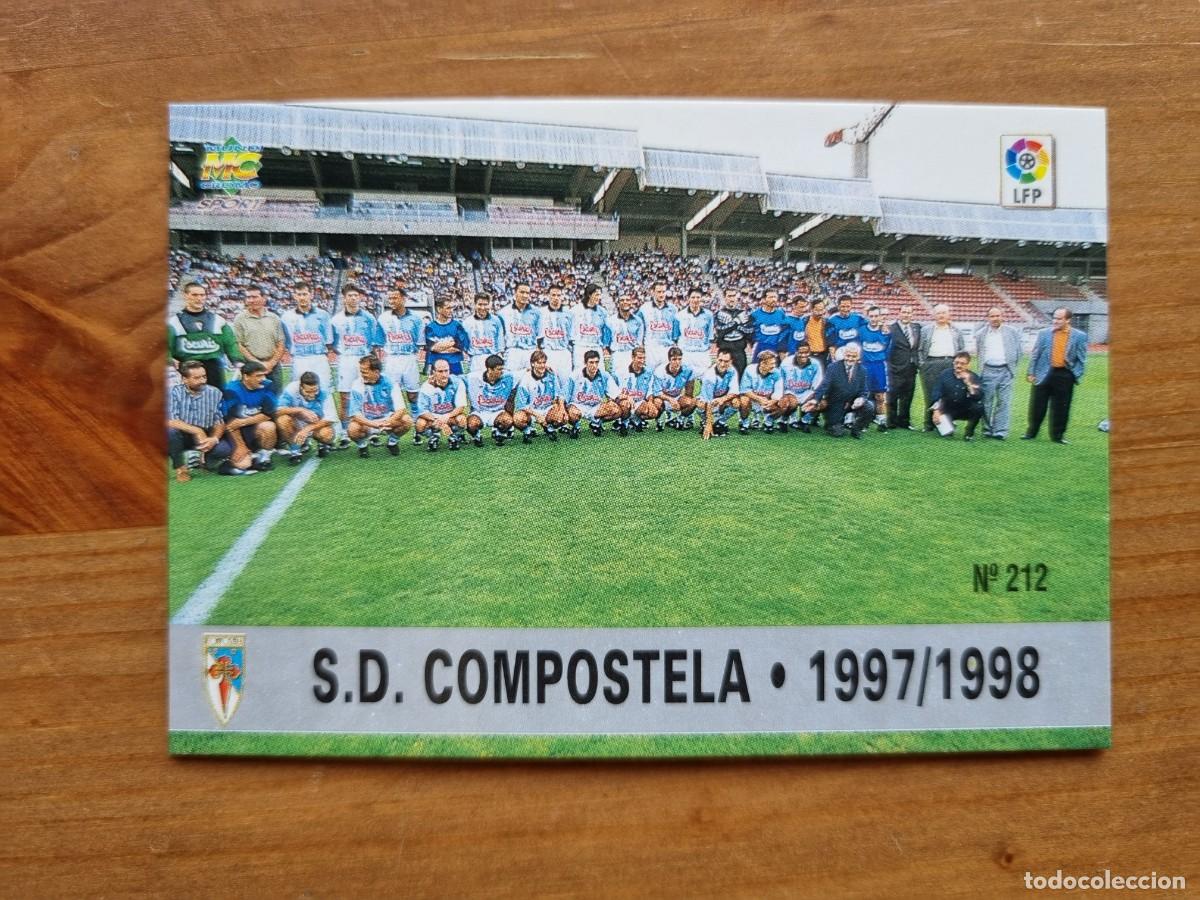 Figurine di Calcio: 212 PLANTILLA / &Iacute;NDICE (SD Compostela). Las Fichas de la Liga 1997 1998 97 98 (Mundicromo)
