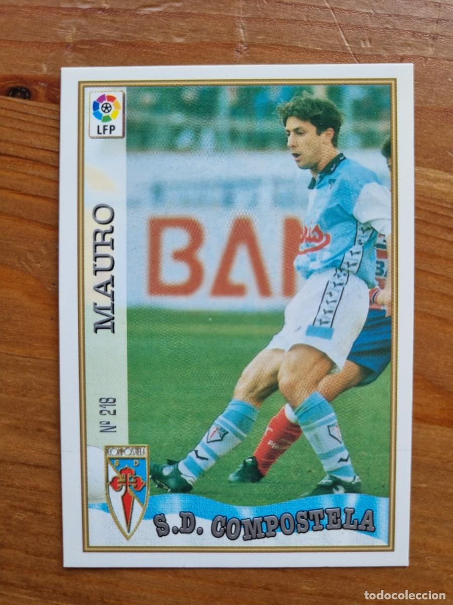Figurine di Calcio: 218 MAURO (SD Compostela). Las Fichas de la Liga 1997 1998 97 98 (Mundicromo)