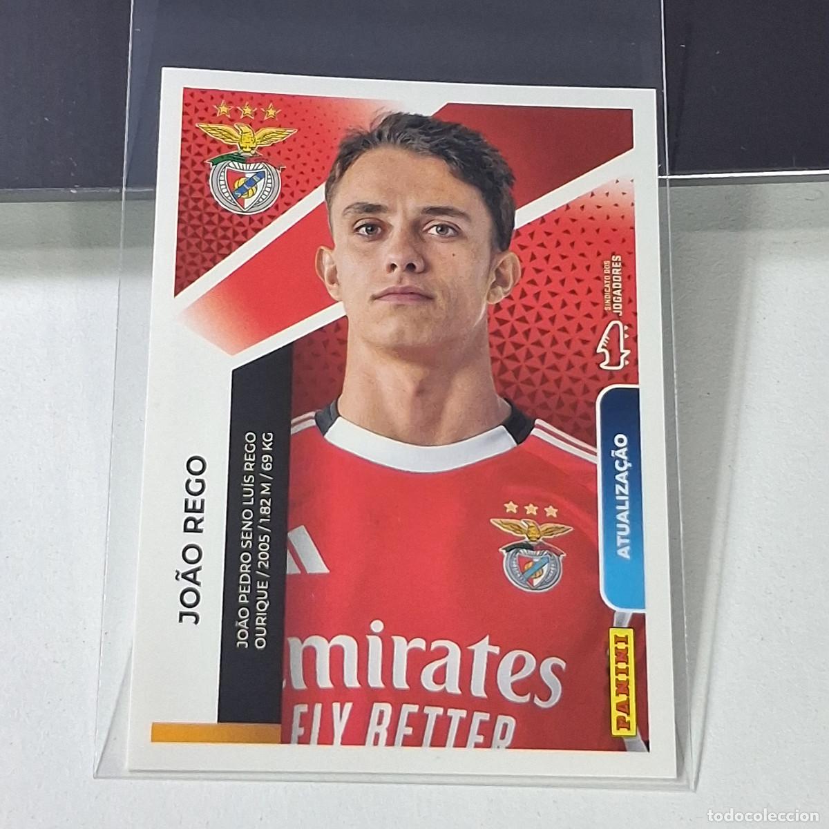 Figurine di Calcio: B51 451 JO&Atilde;O REGO BENFICA SLB STICKER FUTBOL PANINI PORTUGAL 2025-2026 25 26 LIGA BETCLIC