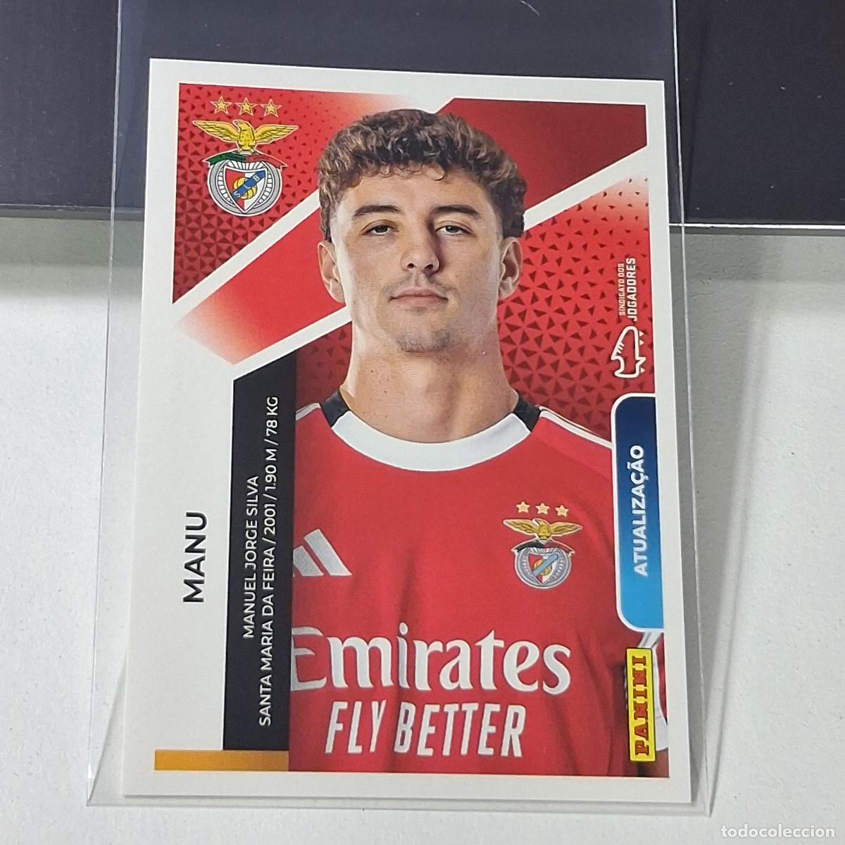 Figurine di Calcio: B51 450 MANU BENFICA SLB ATUALIZA&Ccedil;&Atilde;O STICKER FUTBOL PANINI PORTUGAL 2025-2026 25 26 LIGA BETCLIC