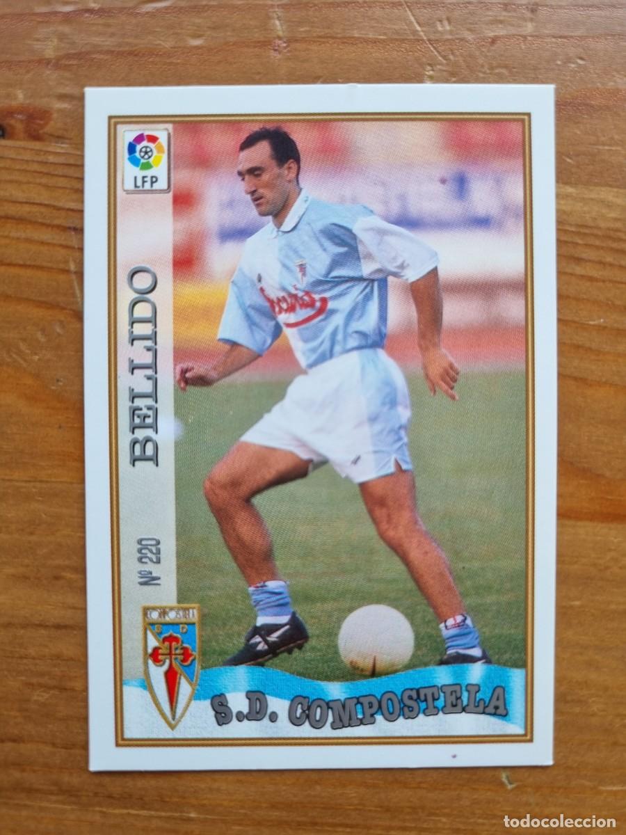 Cromos de Futebol: 220 BELLIDO (SD Compostela). Las Fichas de la Liga 1997 1998 97 98 (Mundicromo)