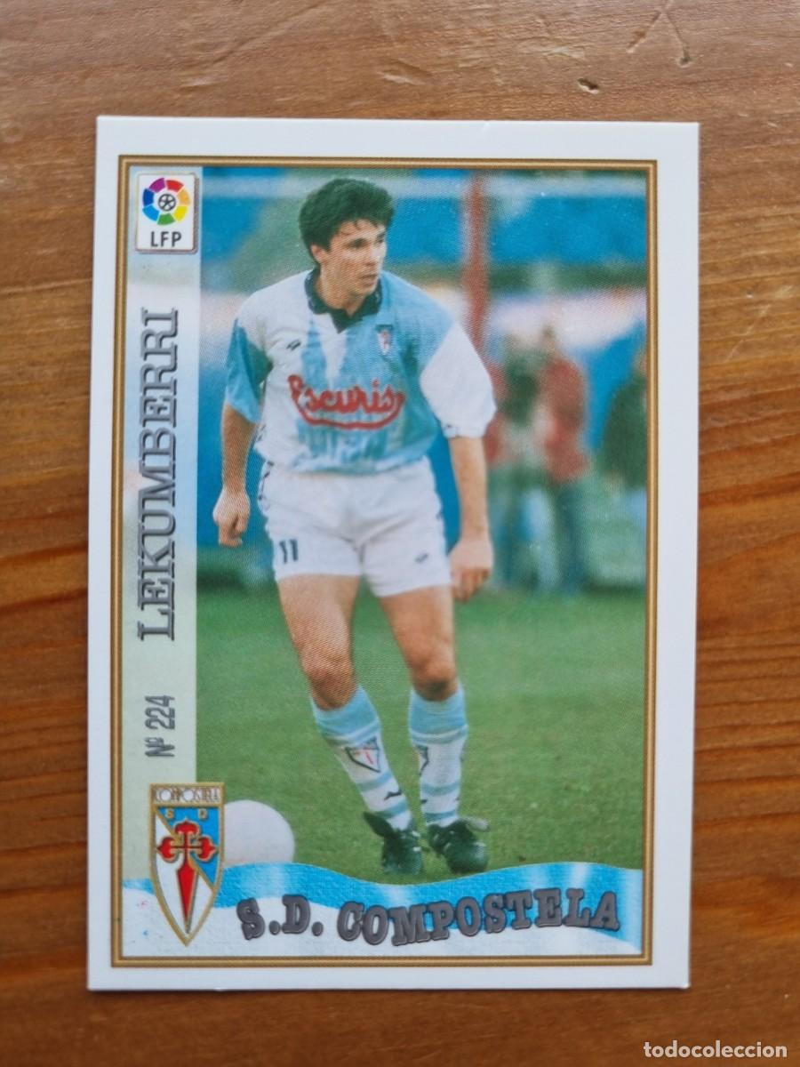 Cromos de Futebol: 224 LEKUMBERRI (SD Compostela). Las Fichas de la Liga 1997 1998 97 98 (Mundicromo)