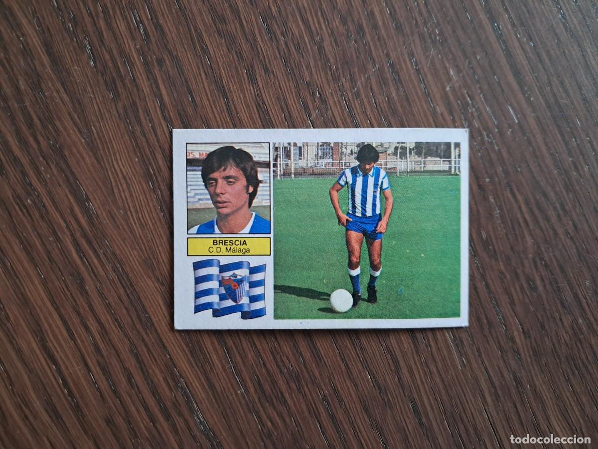 Cromos de Futebol: cromo de futbol, edic. Este, liga 82-83, Brescia, C.D. M&aacute;laga. sin pegar.