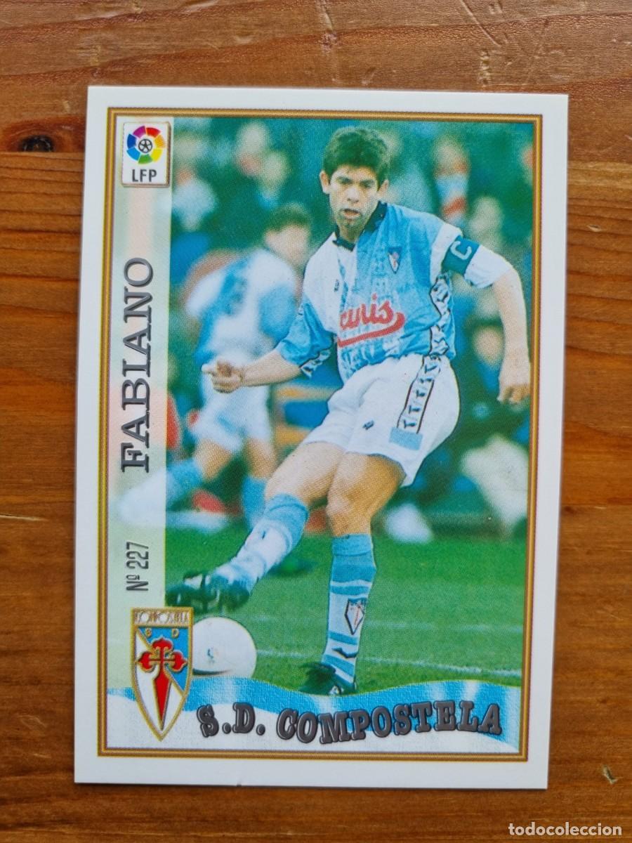 Cromos de Futebol: 227 FABIANO (SD Compostela). Las Fichas de la Liga 1997 1998 97 98 (Mundicromo)